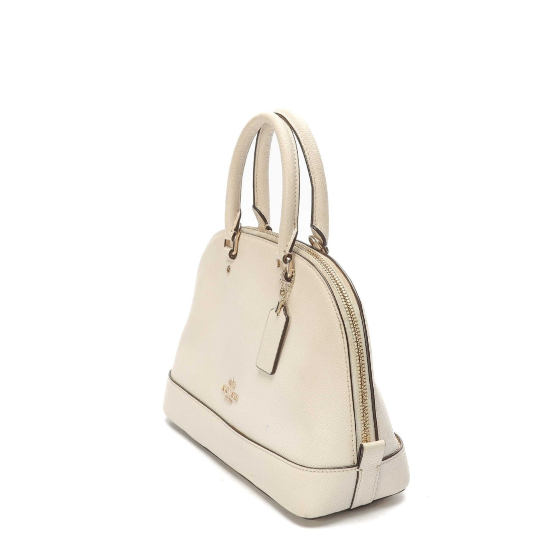 Coach White Sierra Dome Satchel