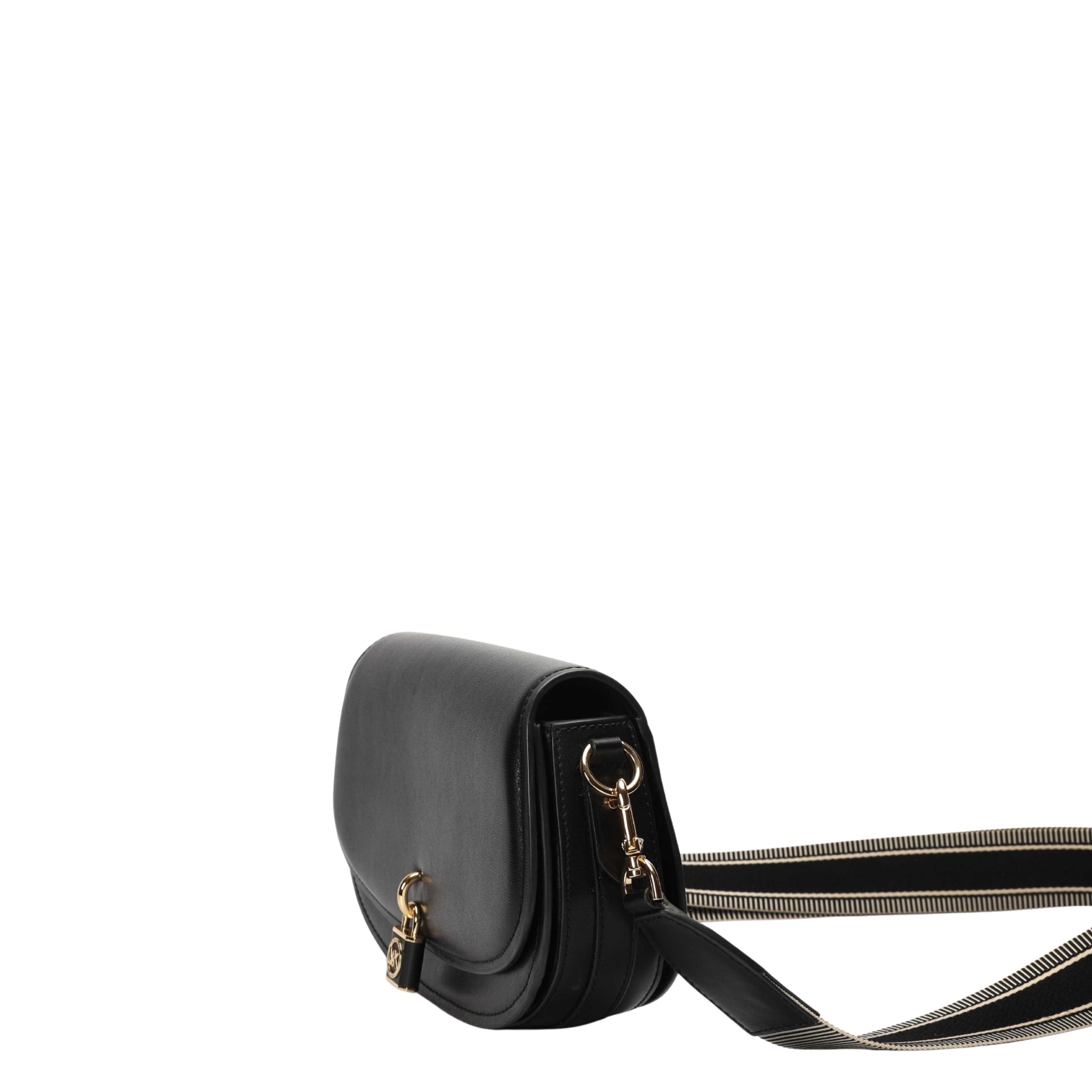 Michael Kors Mila Black Messenger Bag