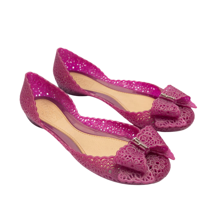 Purple Jelly Nilly Ballet Flats