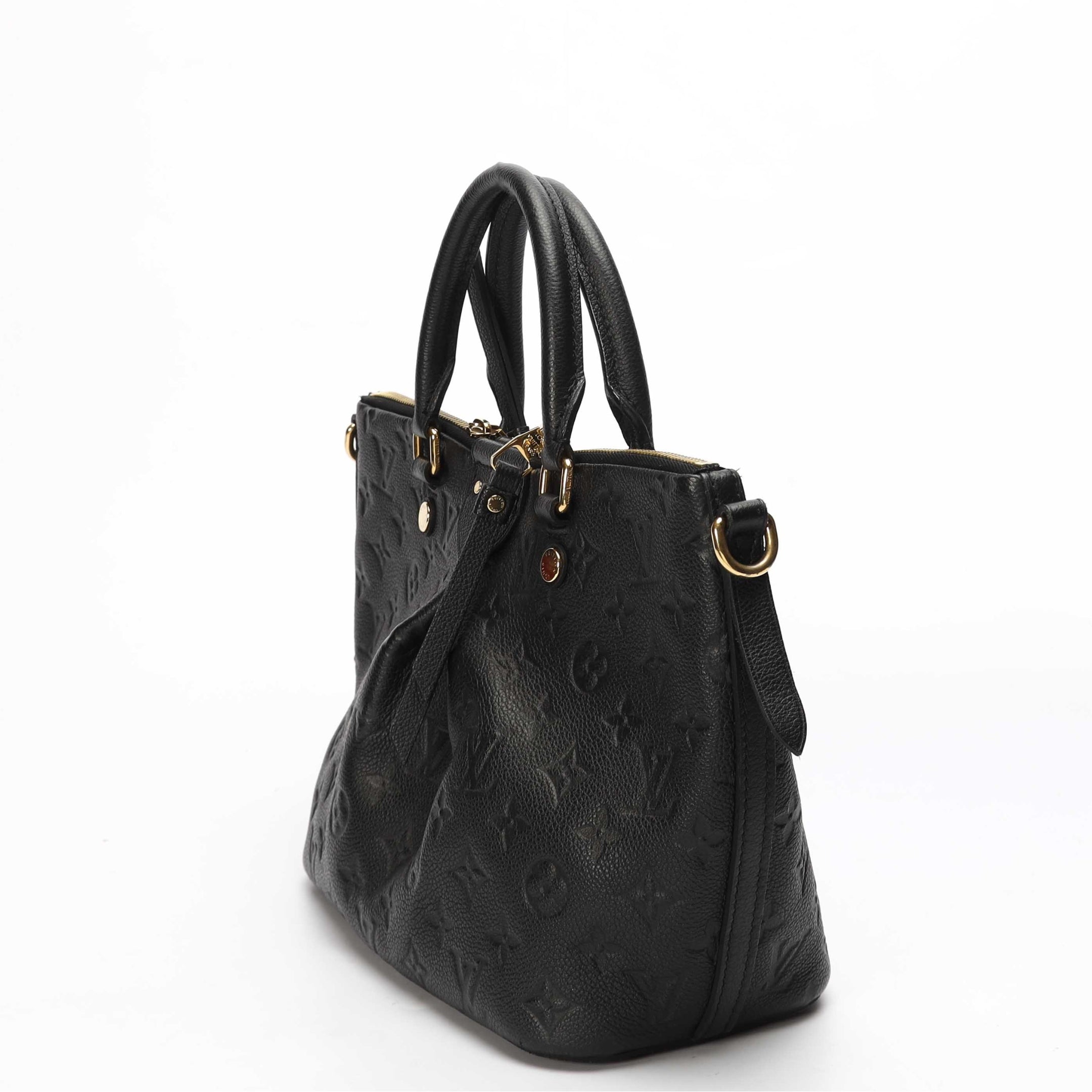 Louis Vuitton Black Monogram Empreinte Mazarine Satchel