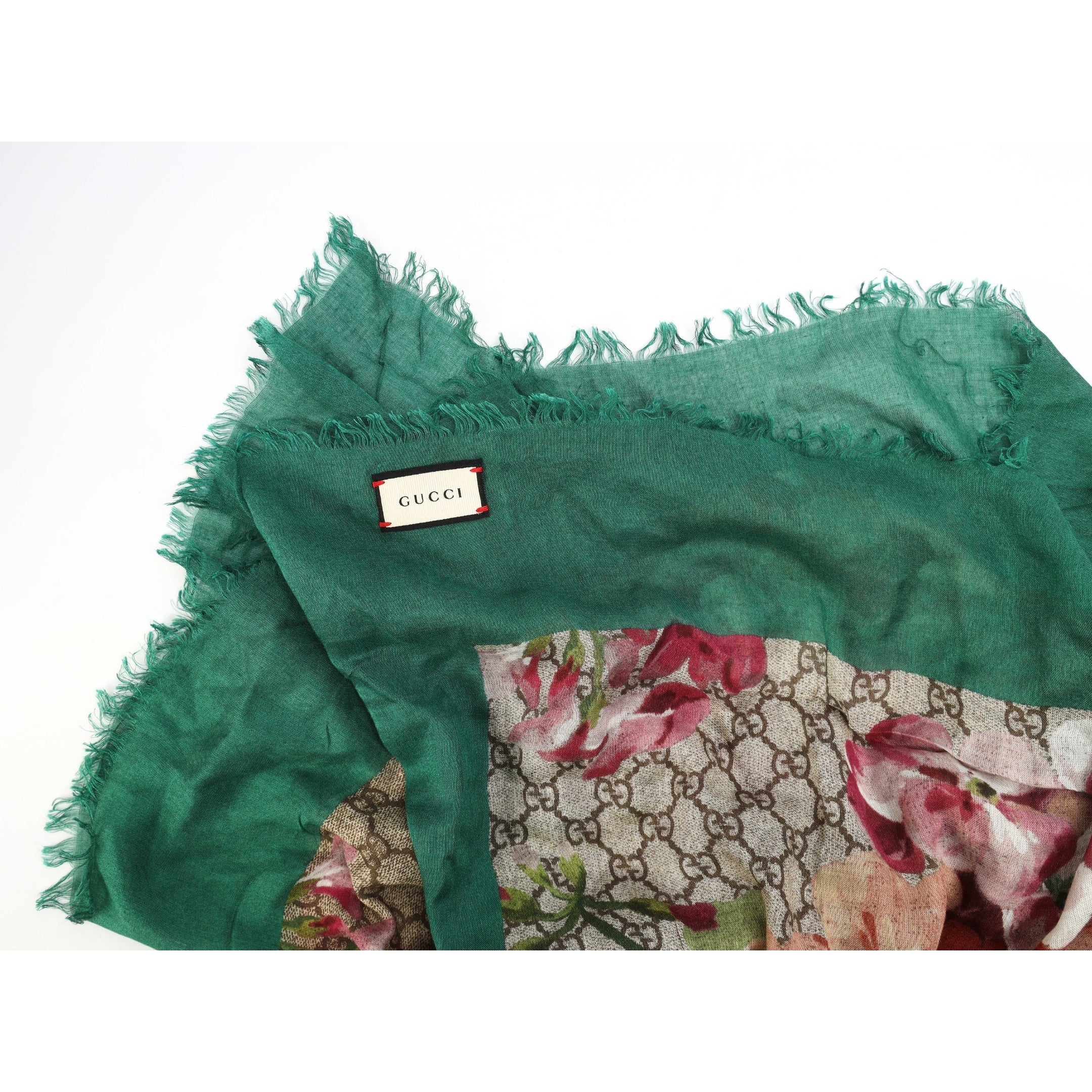 Gucci GG Blooms Print Scarf
