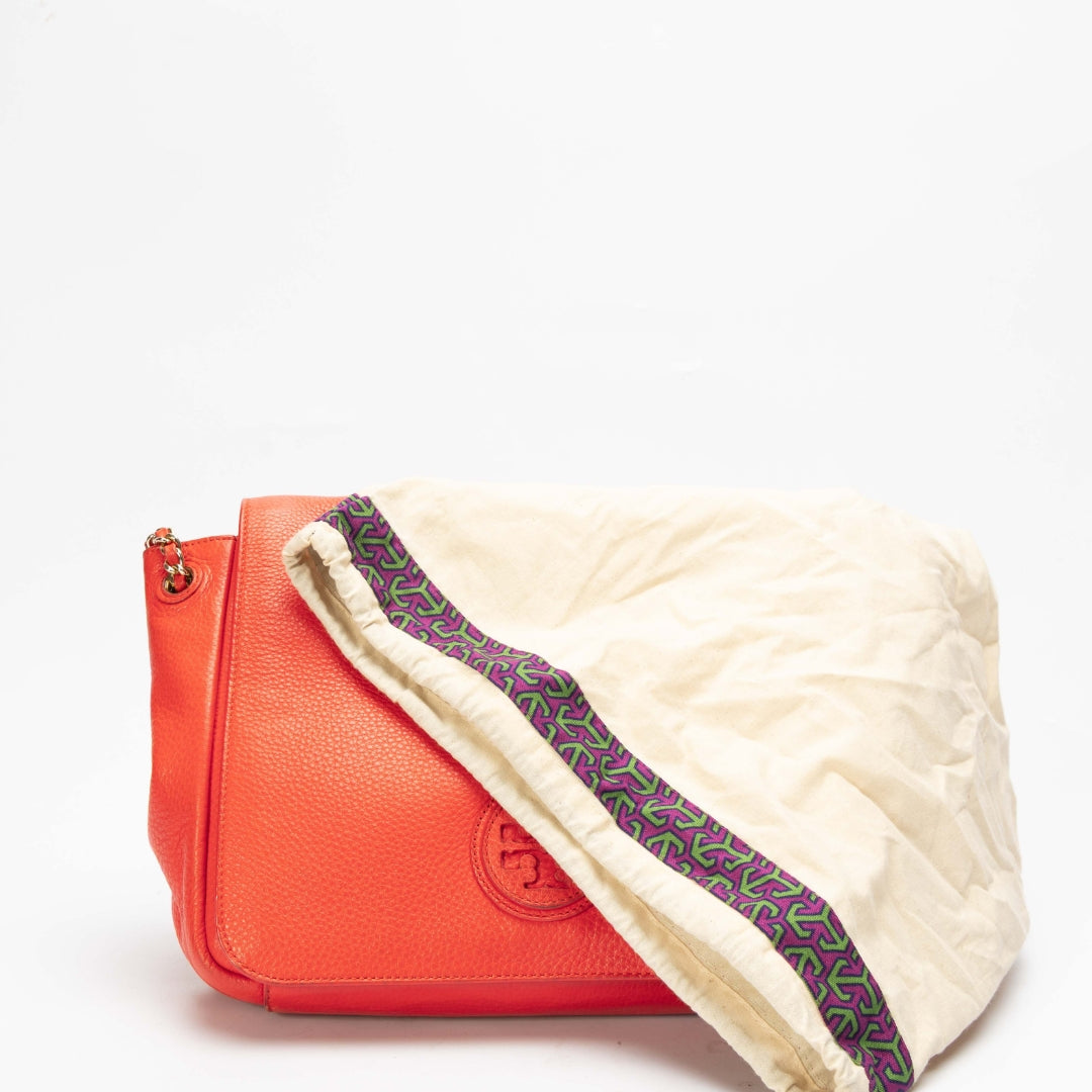 Tory Burch Red Marion Flap Shoulder Bag