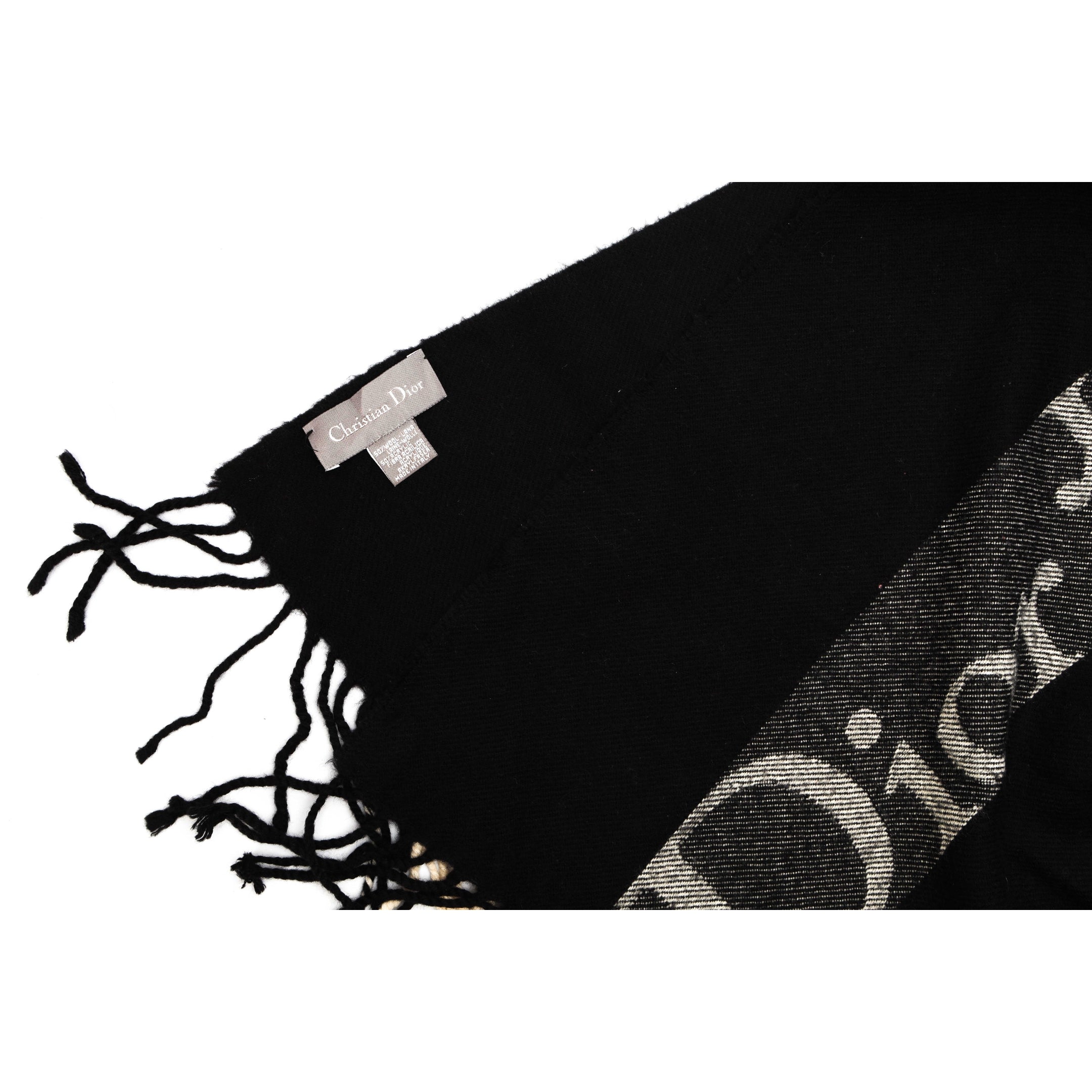 Christian Dior Vintage Wool Scarf