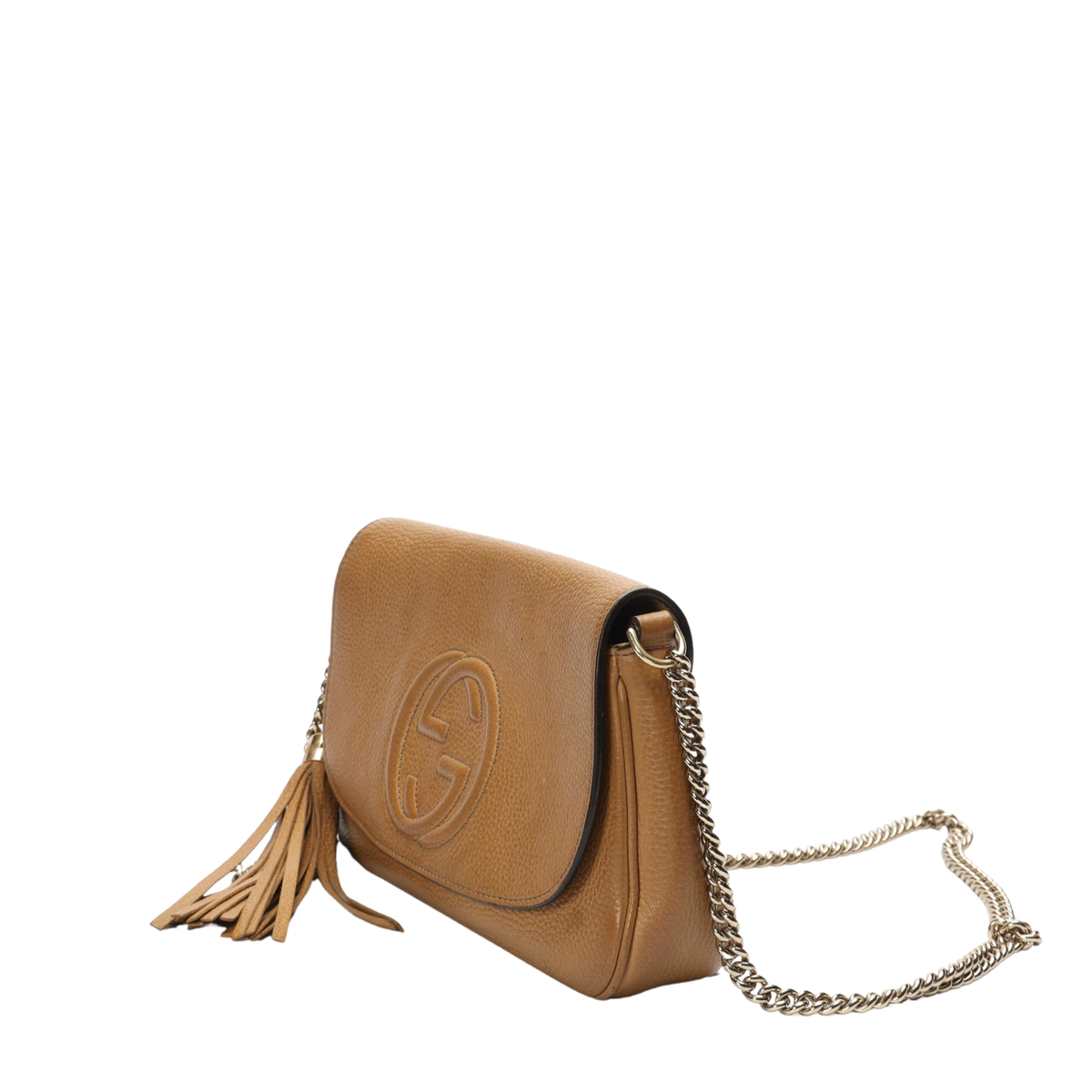 Gucci Beige Soho Chain Crossbody Bag