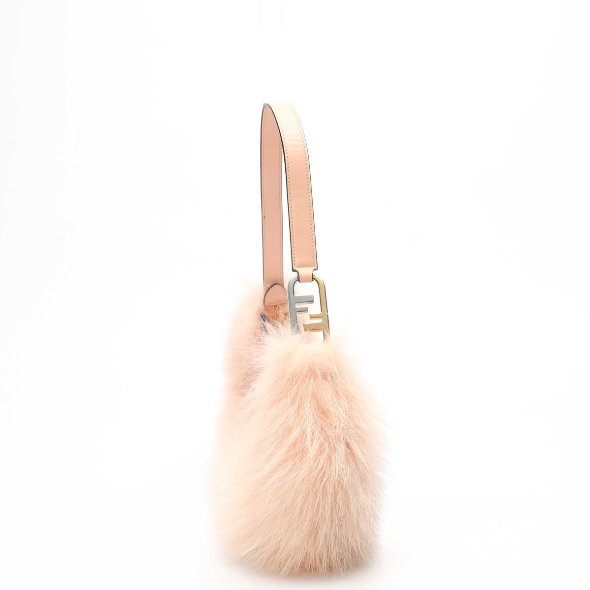 Fendi O'Lock Swing Pale Pink Shoulder Bag
