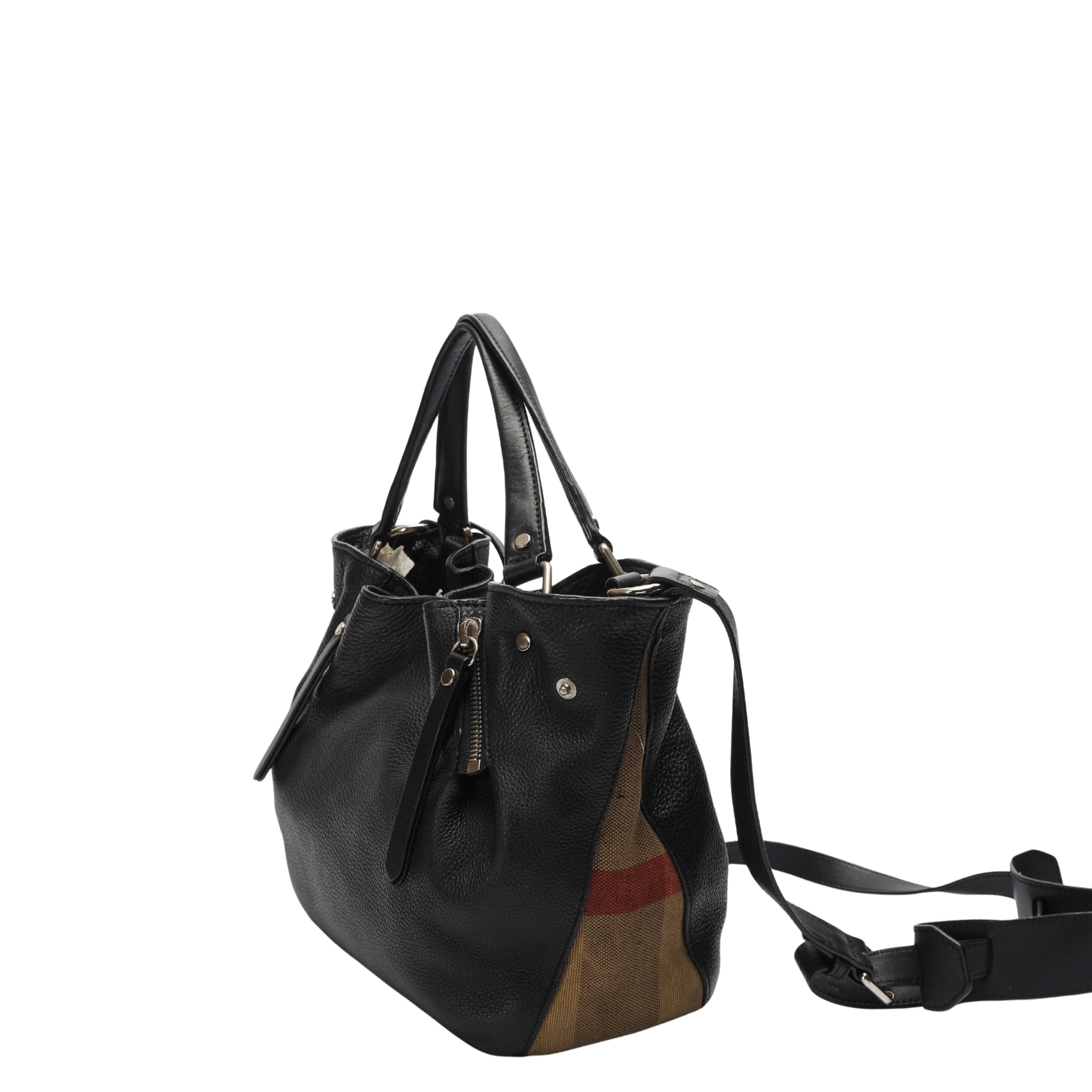 Burberry Black Top Handle Bag