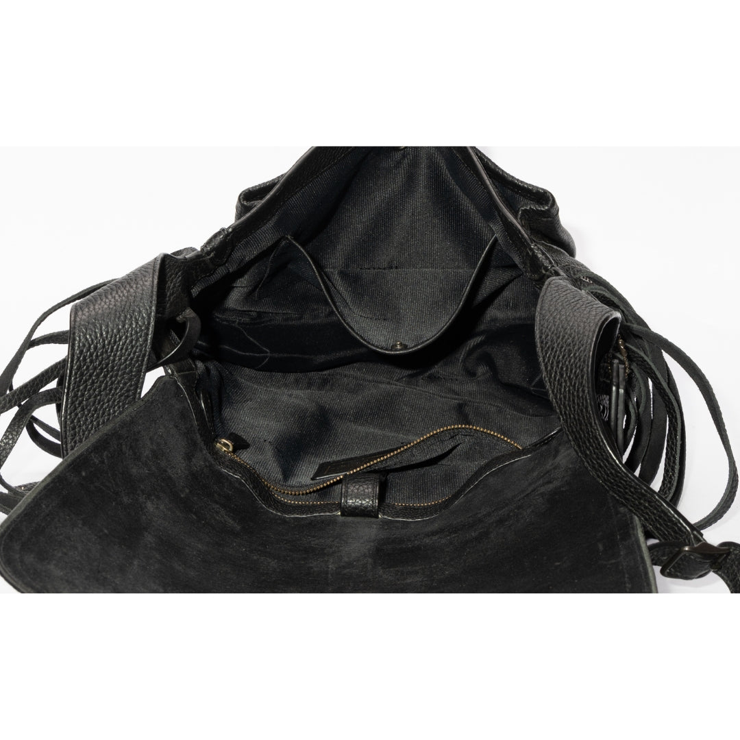 Coach Black Leather Whipstitch Dakota Crossbody Bag