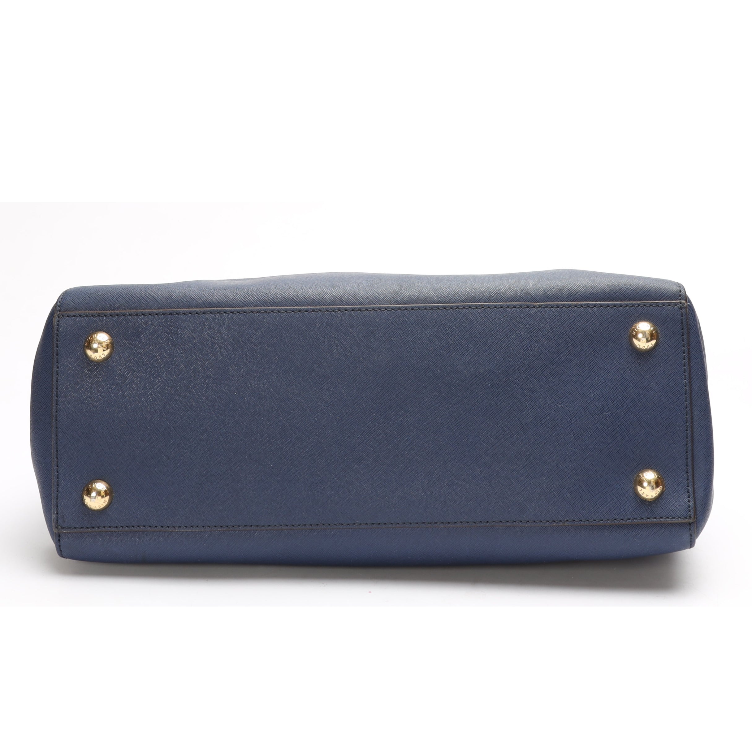 Michael Kors Cynthia Navy Convertible Satchel