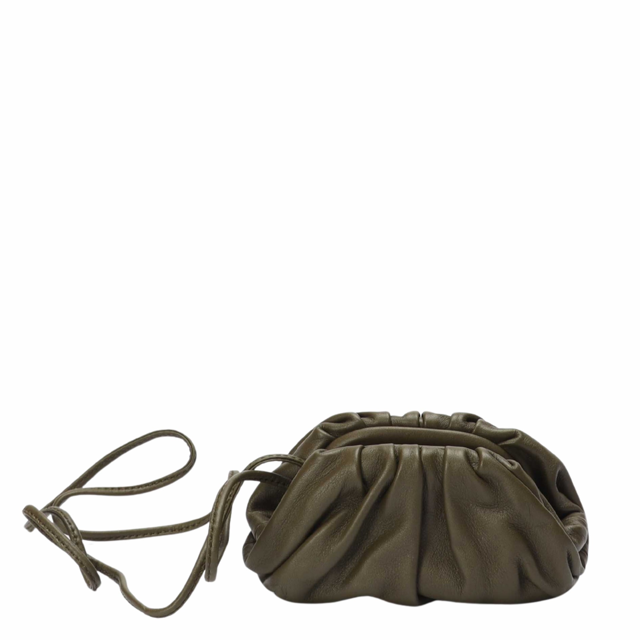Bottega Veneta Olive Green Mini The Pouch Sling Bag