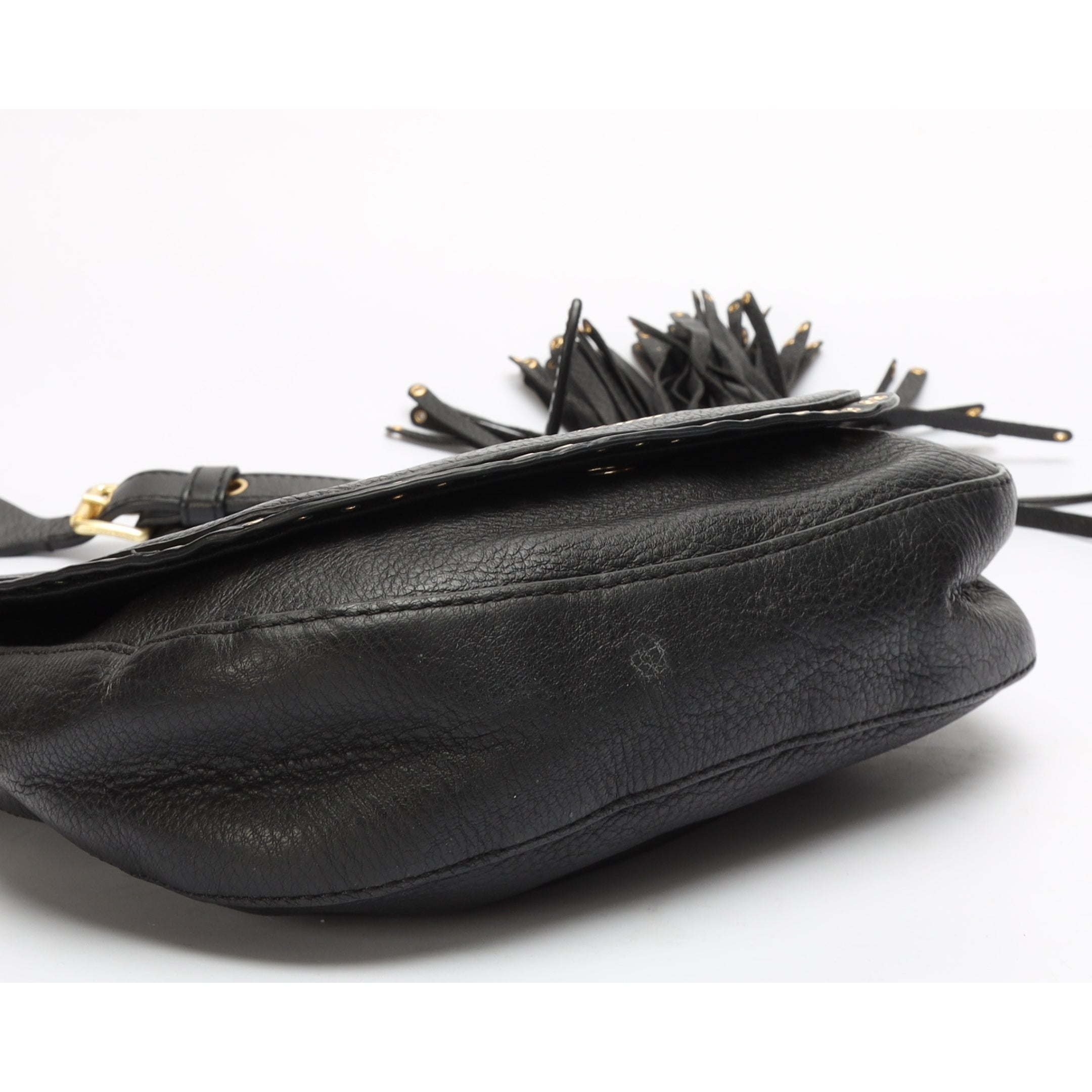 Michael Kors Brooklyn Black Saddlebag