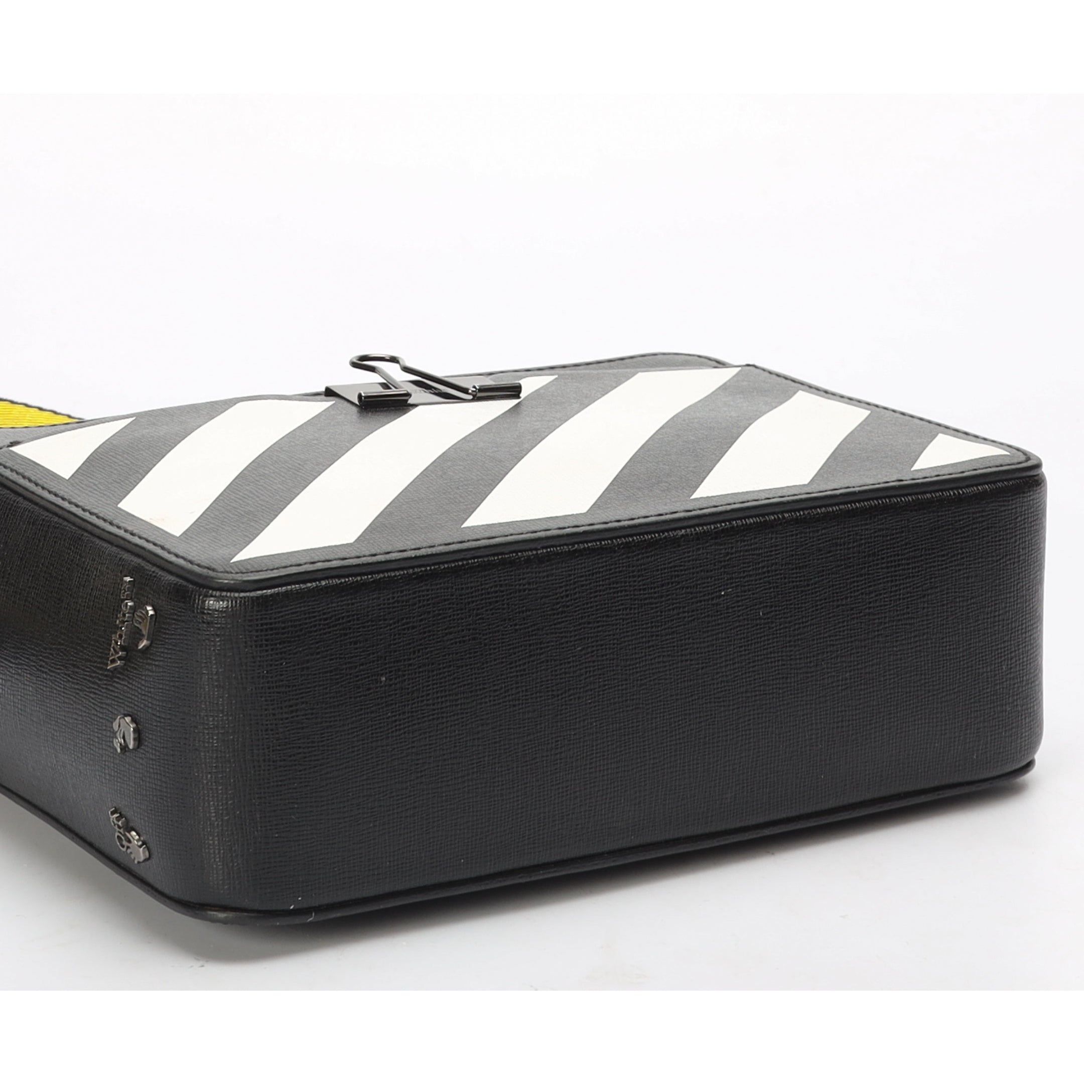 Off-White Black/White Binder Clip Crossbody Bag