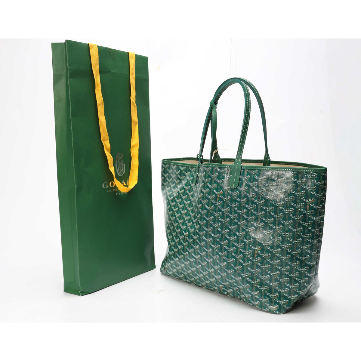 Goyard Saint Louis PM Green Tote