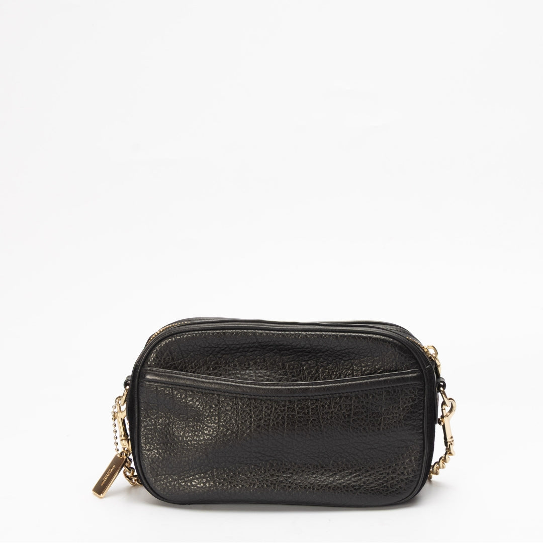 Coach Black Isla Chain Crossbody Bag