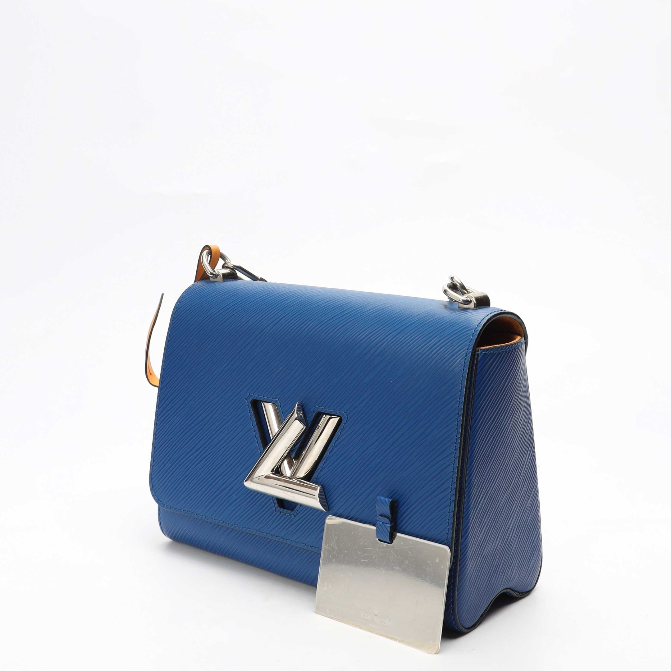 Louis Vuitton Twist MM Epi Blue Shoulder Bag