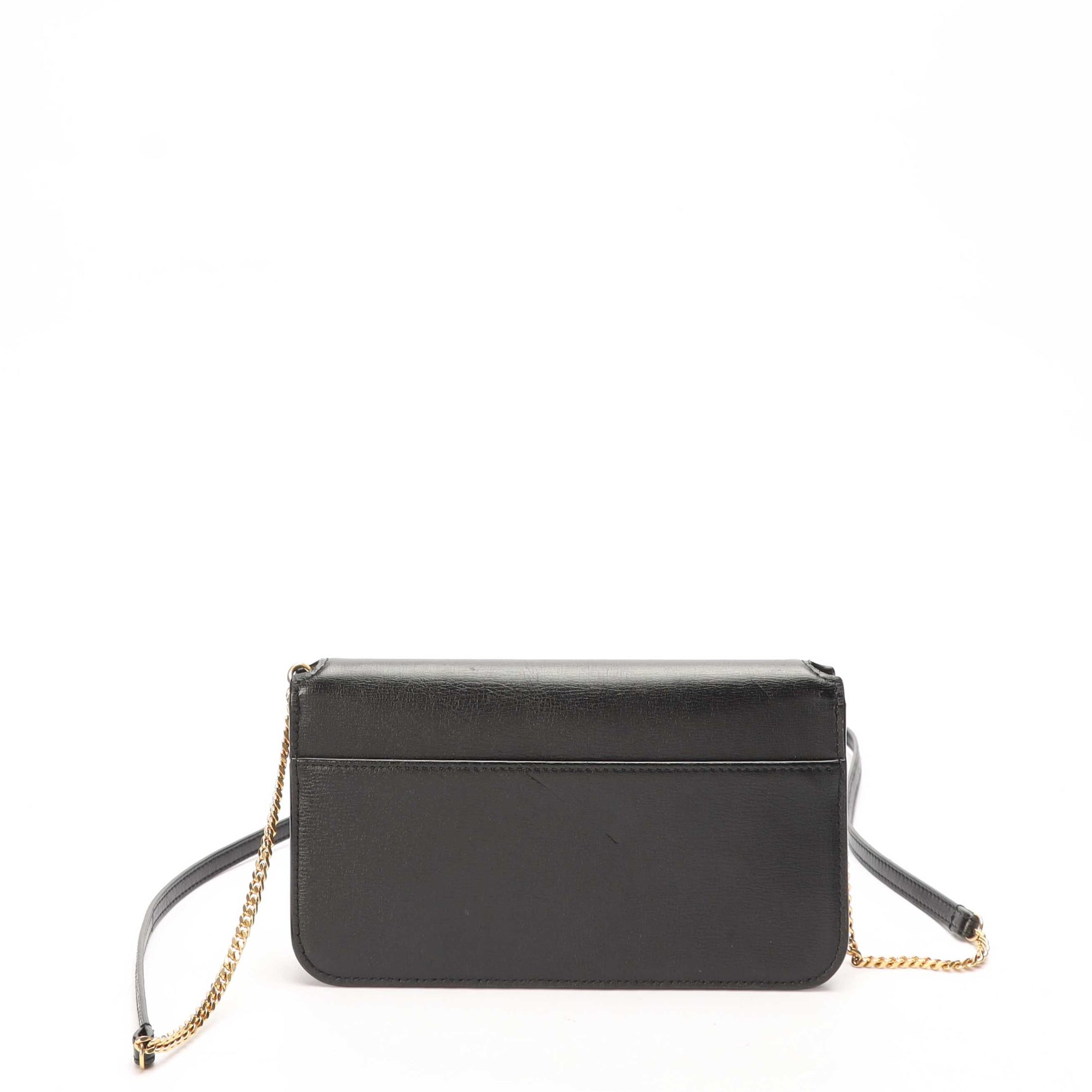 Yves Saint Laurent Black Phone Holder Crossbody Bag