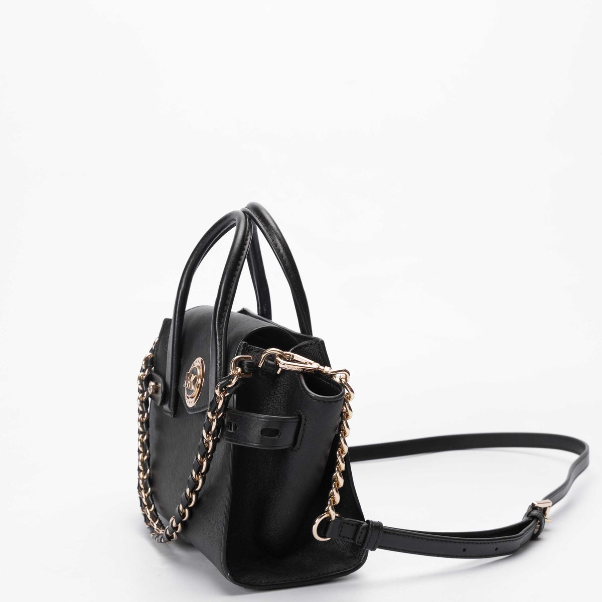 Michael Kors Carmen Black Crossbody Satchel