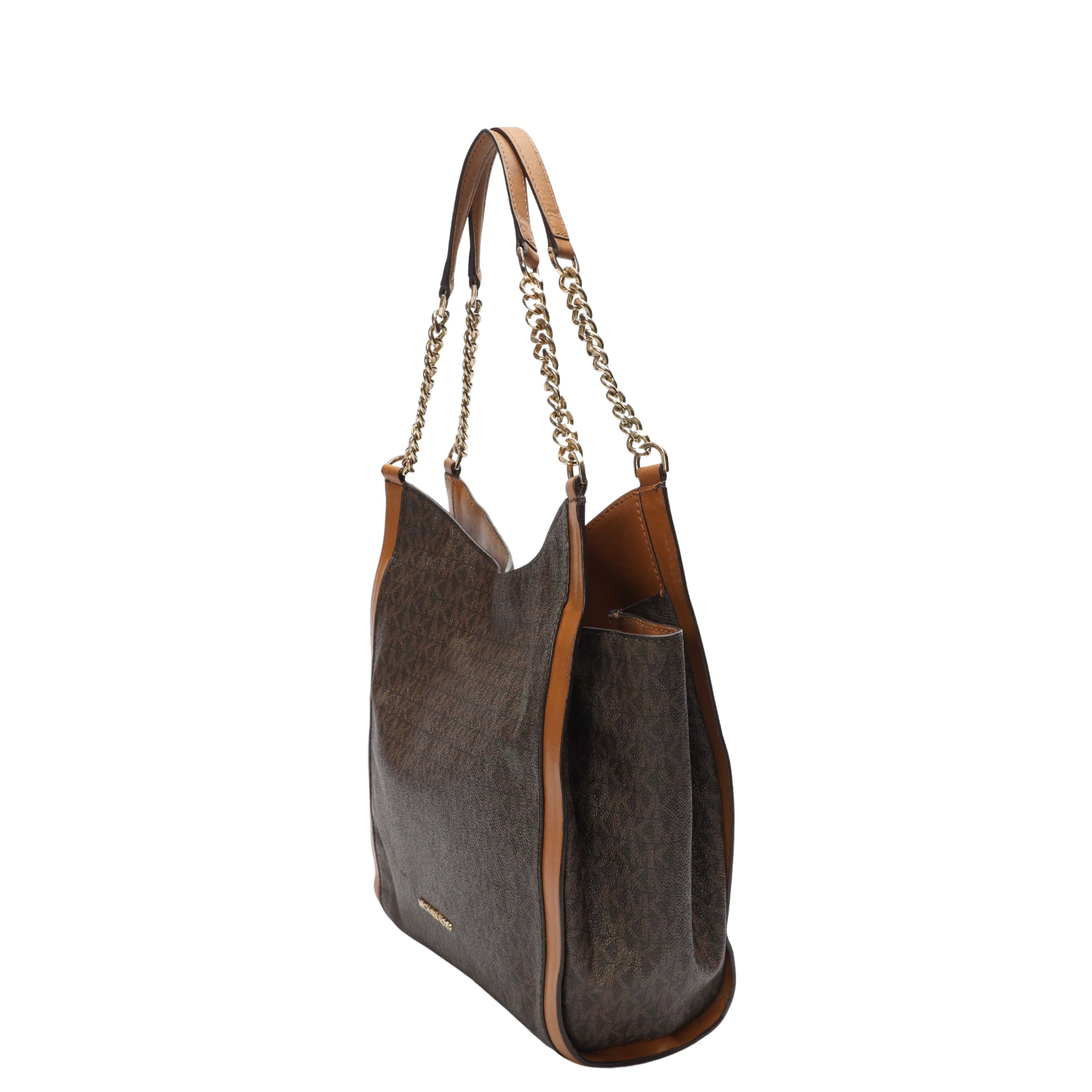 Michael Kors Newbury Signature Chain Shoulder Bag