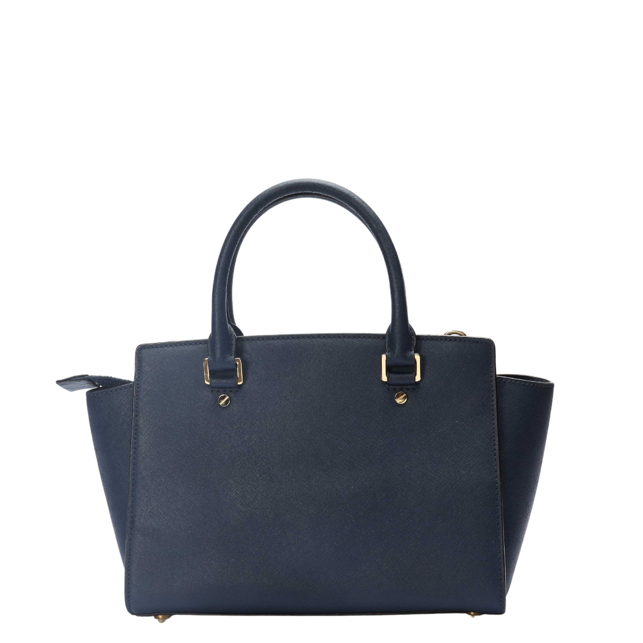 Michael Kors Selma Blue Satchel