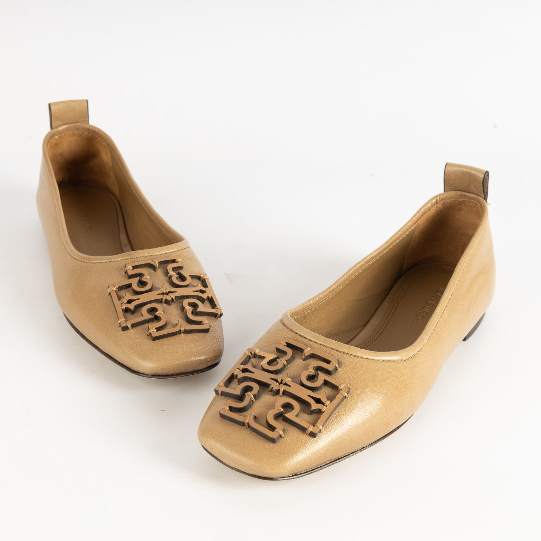 Tory Burch Ines Leather Ballet Flats