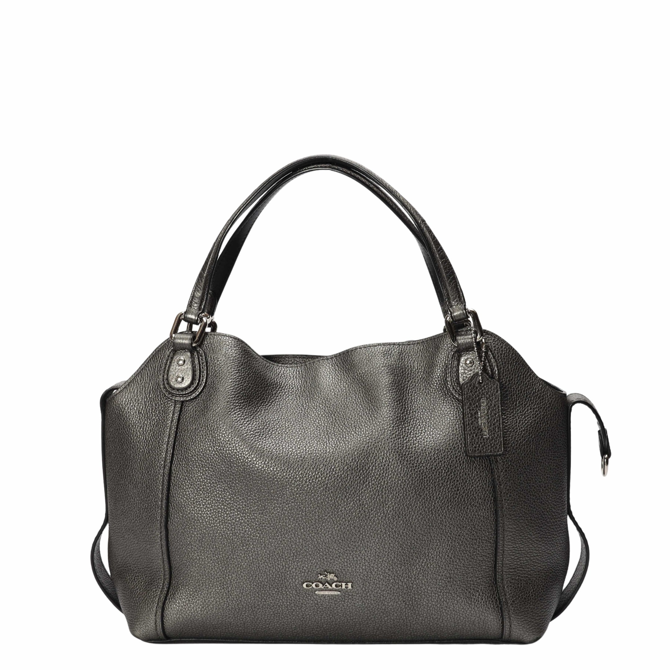 Coach Grey Edie Shoulder Bag