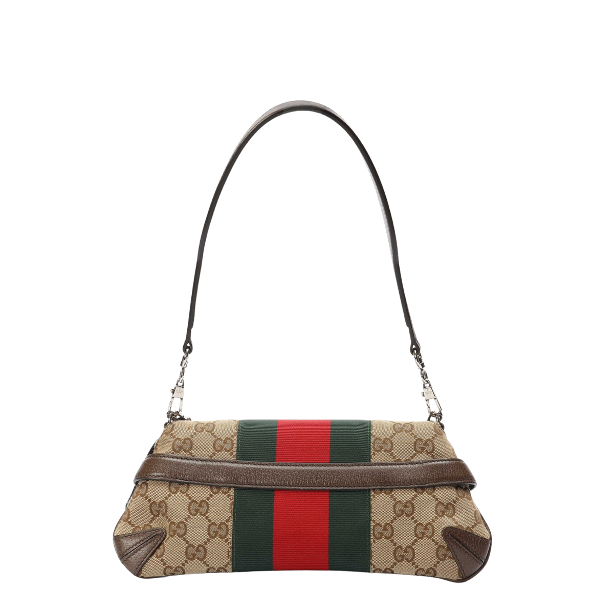 Gucci Beige Horsebit Chain Shoulder Bag