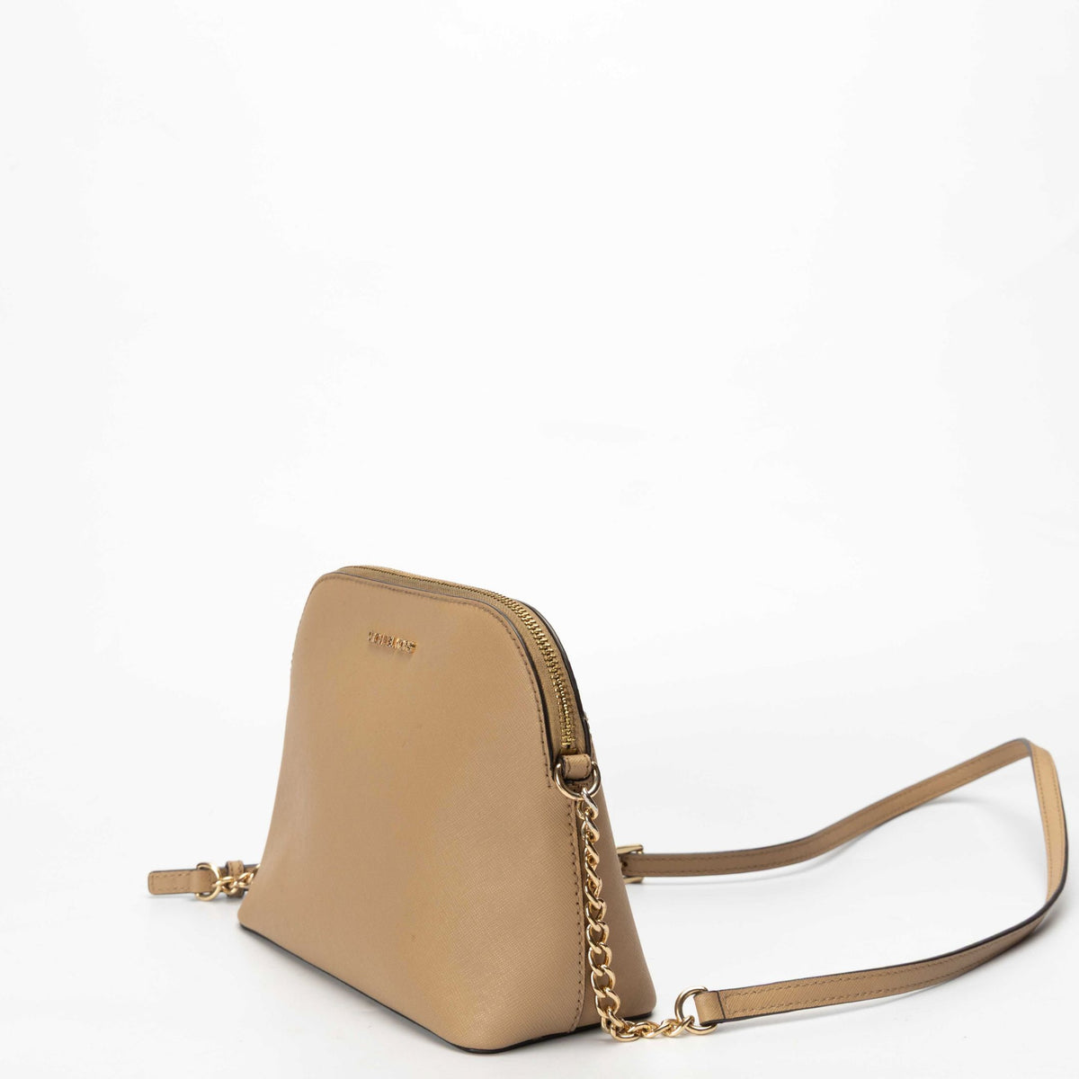 Michael Kors Cindy Dome Beige Crossbody Bag