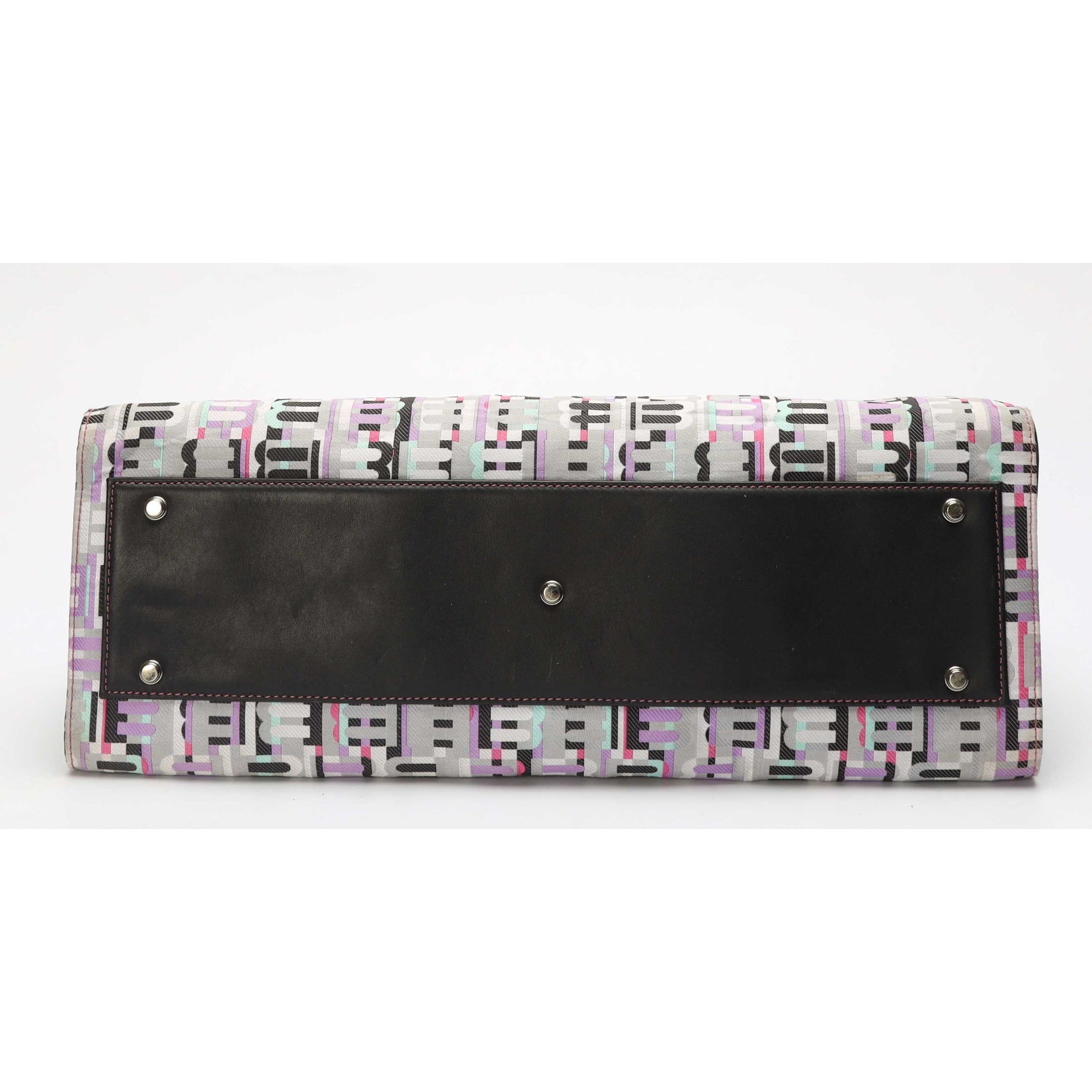 Balenciaga Logo Canvas Multi Colour Satchel