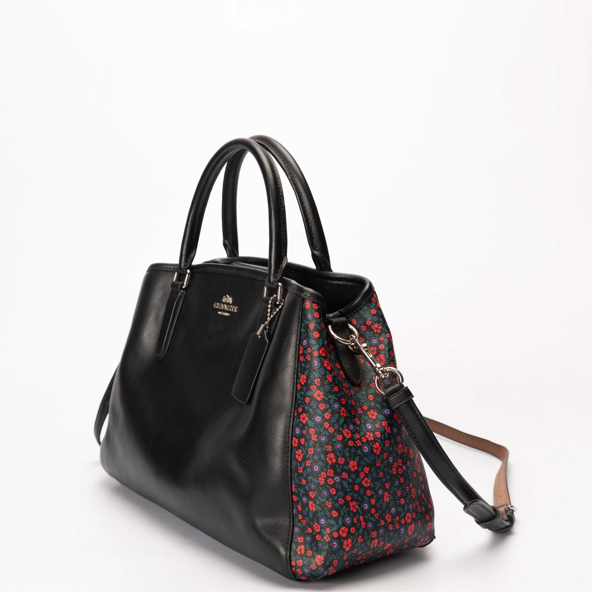 Coach Signature Margot Floral Satchel