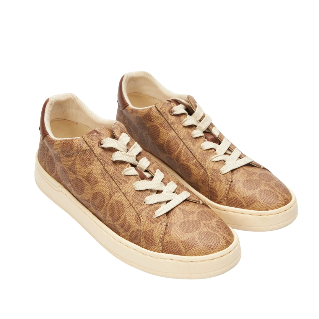 Coach High Line Sneaker In Signature Canvas