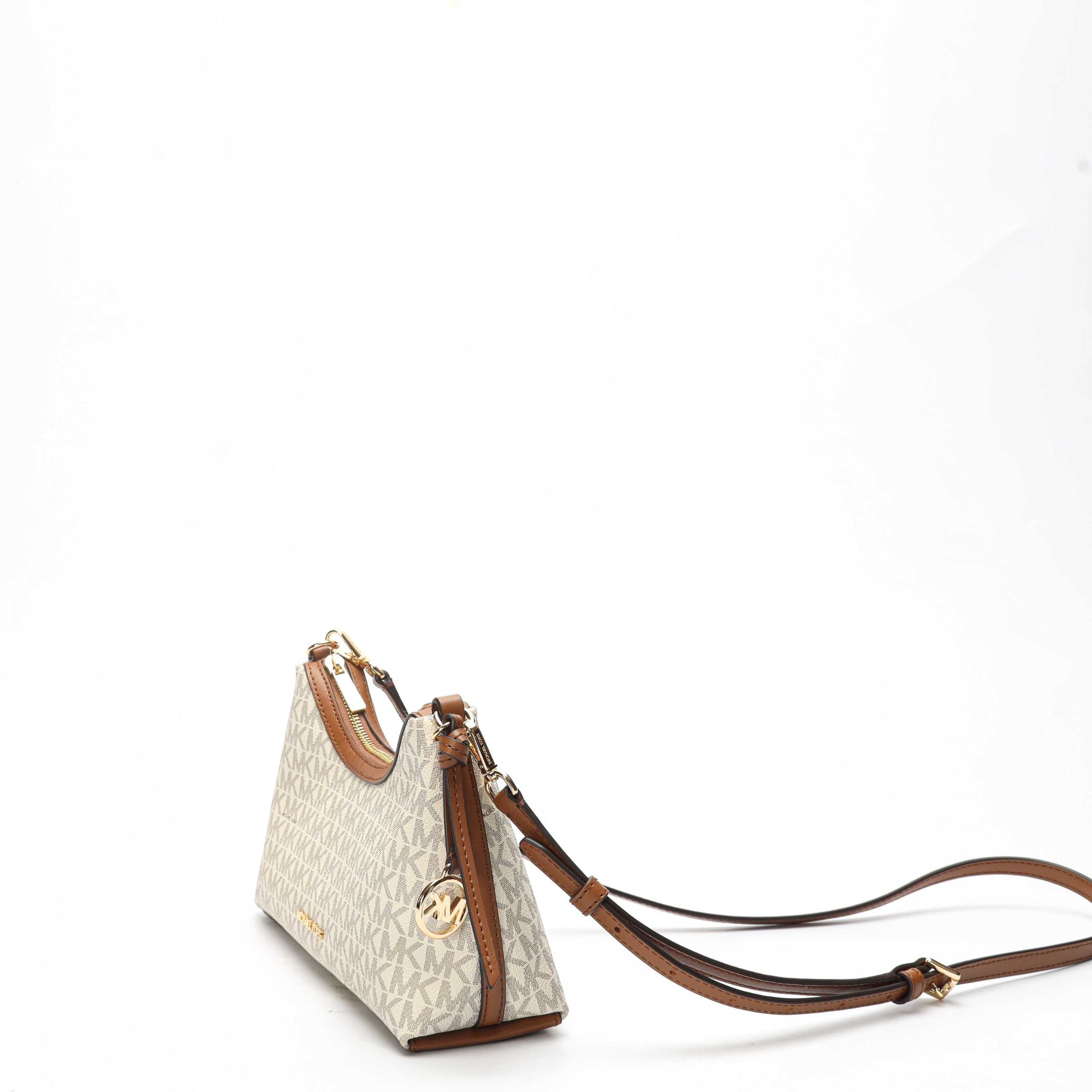 Michael Kors Sammy Vanilla Logo Crossbody Bag