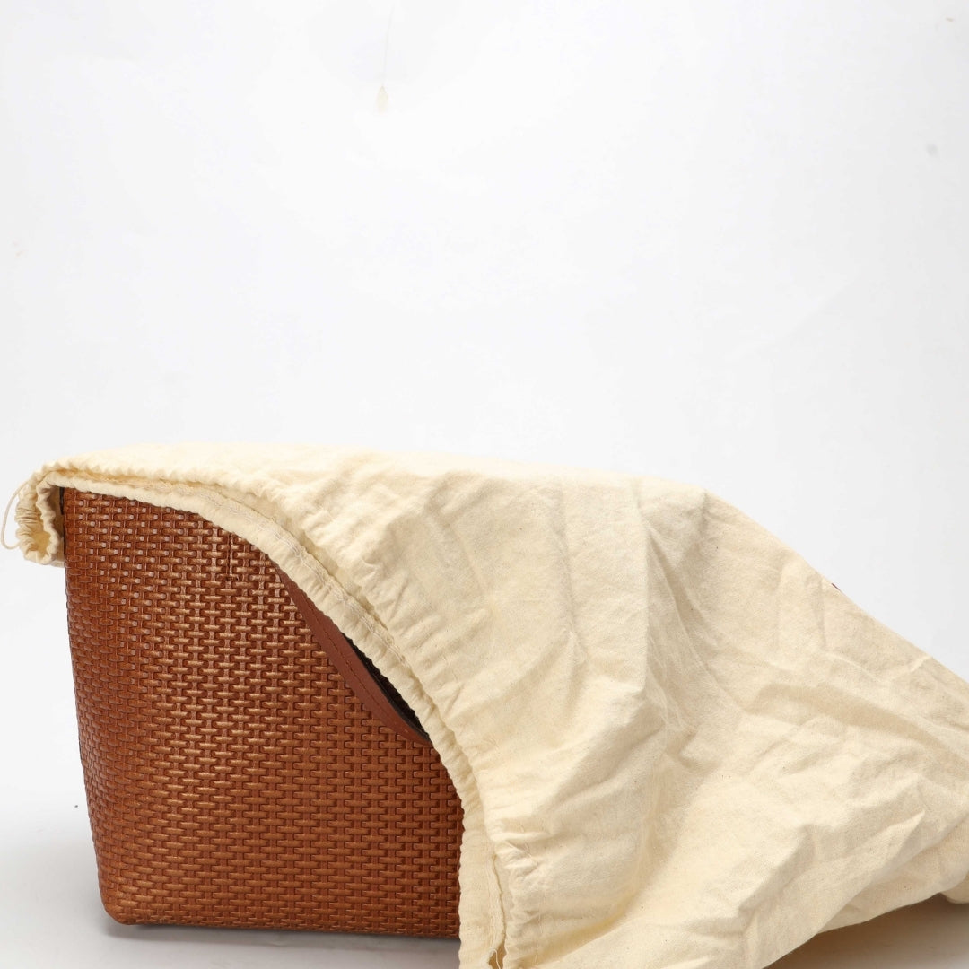 Salvatore Ferragamo Brown Braided Bice Tote