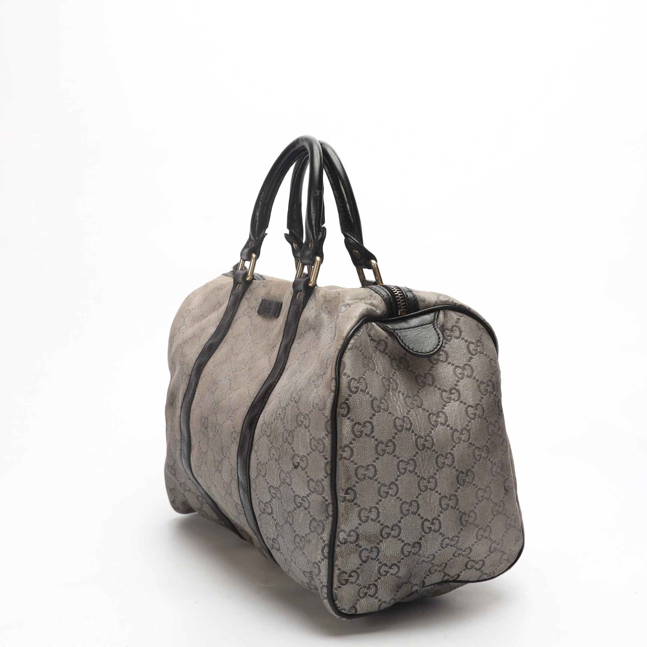 Gucci Grey GG Joy Boston Bag