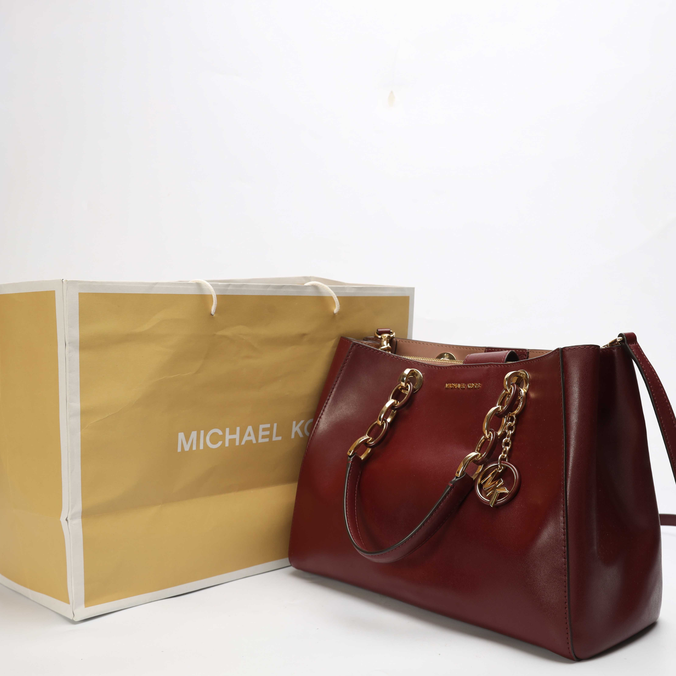 Michael Kors Cynthia Red Satchel