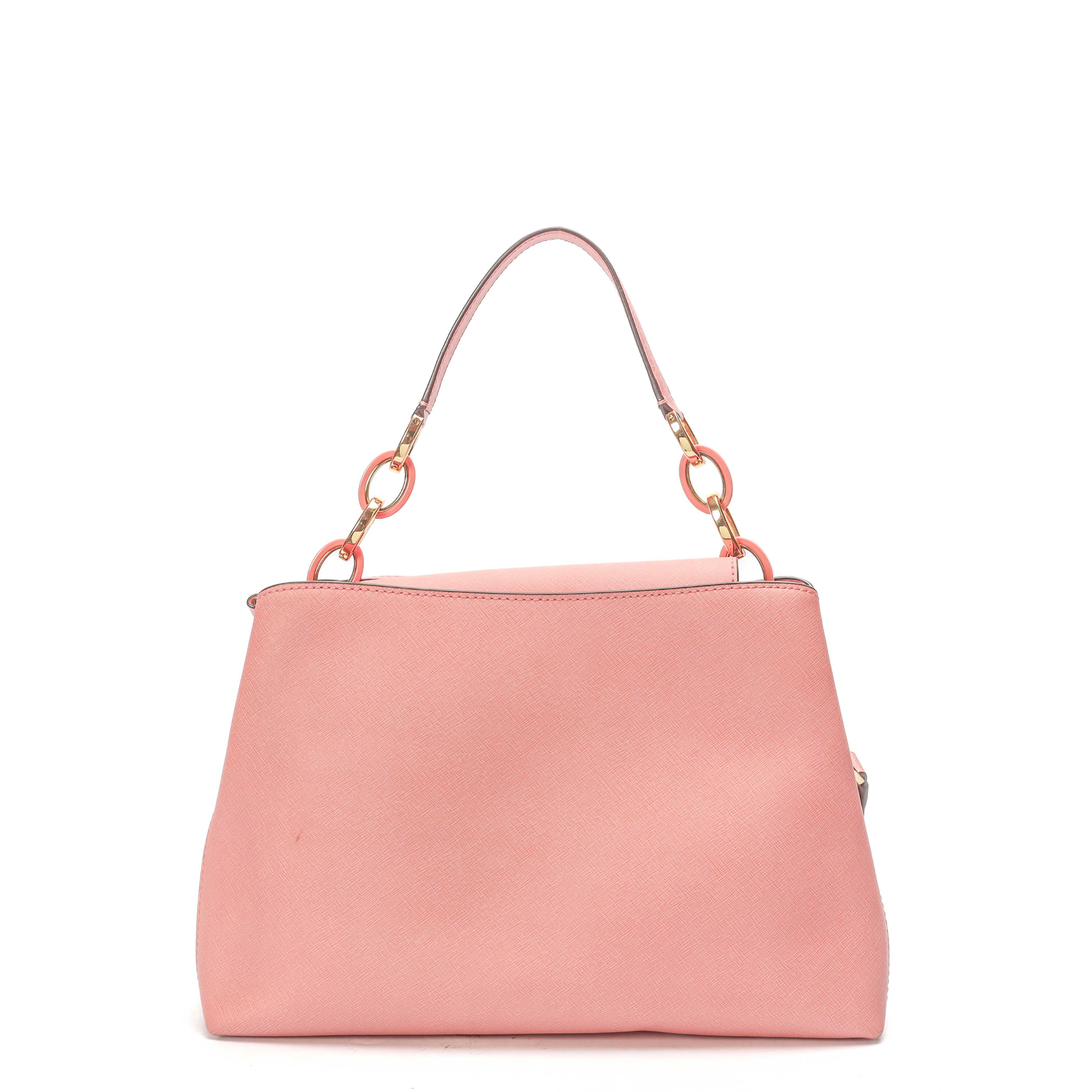 Michael Kors Portia Cement Pink Shoulder Bag