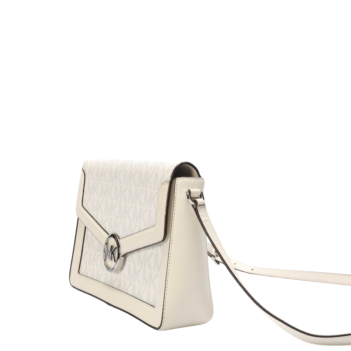 Michael Kors Jessie White Crossbody Bag
