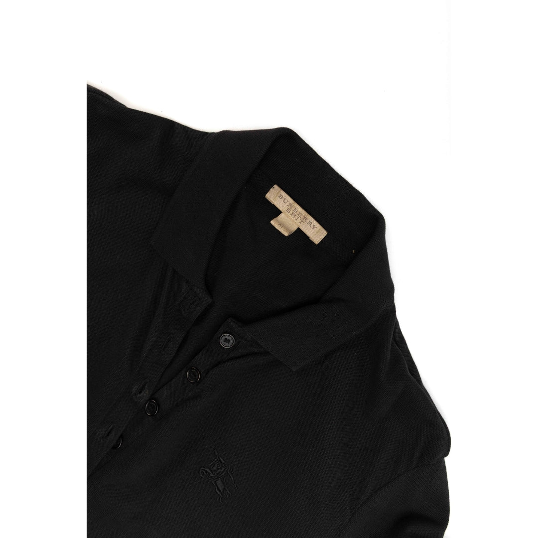 Burberry Brit Black Nova Check Polo T-Shirt