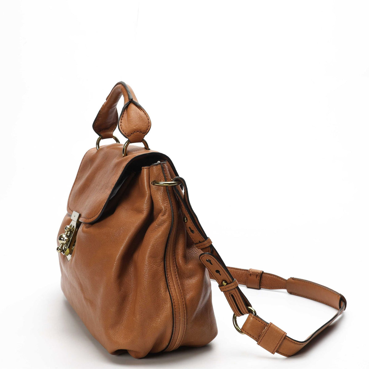 Chloe Elsie Flap Top Handle Satchel