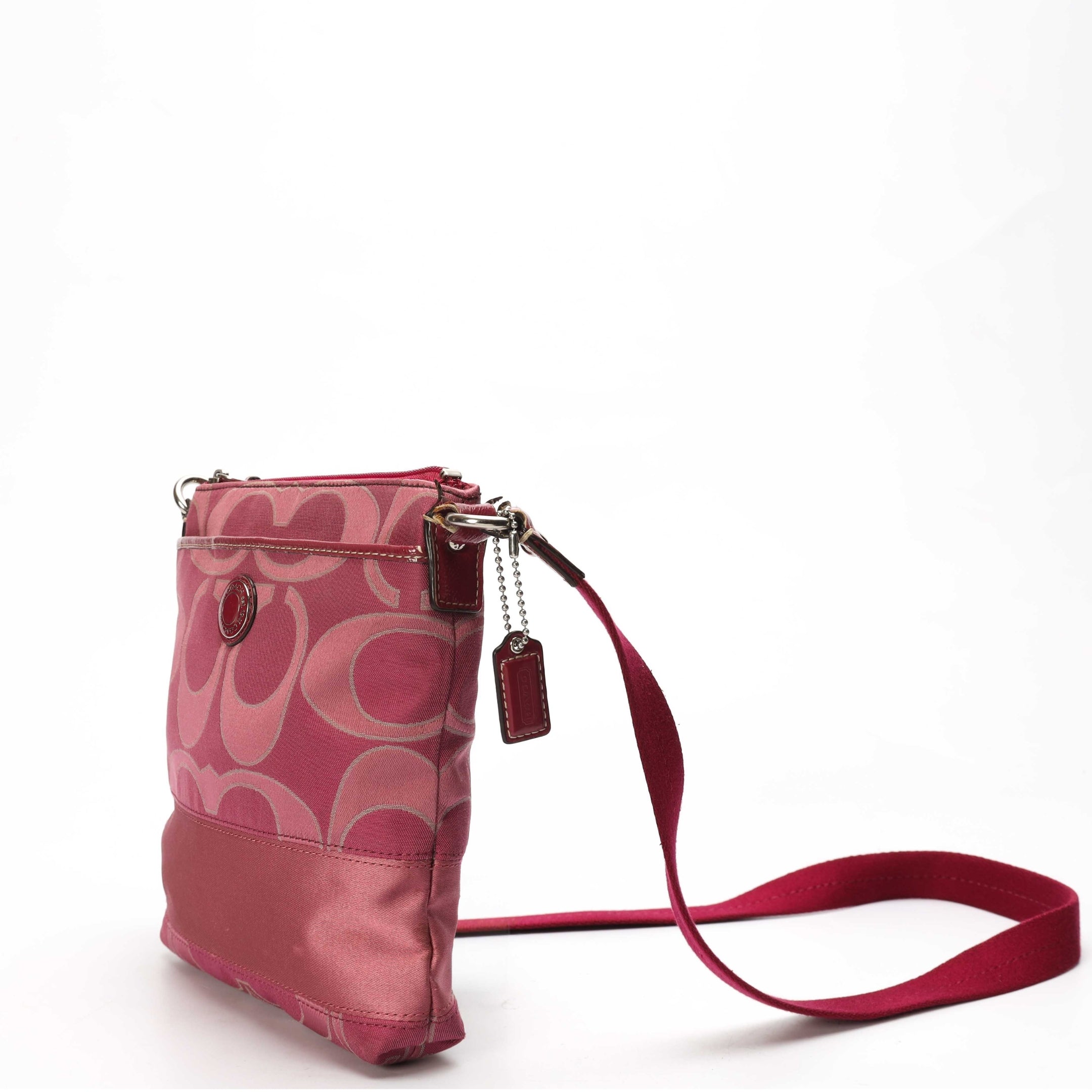 Coach Pink File Crossbody Bag