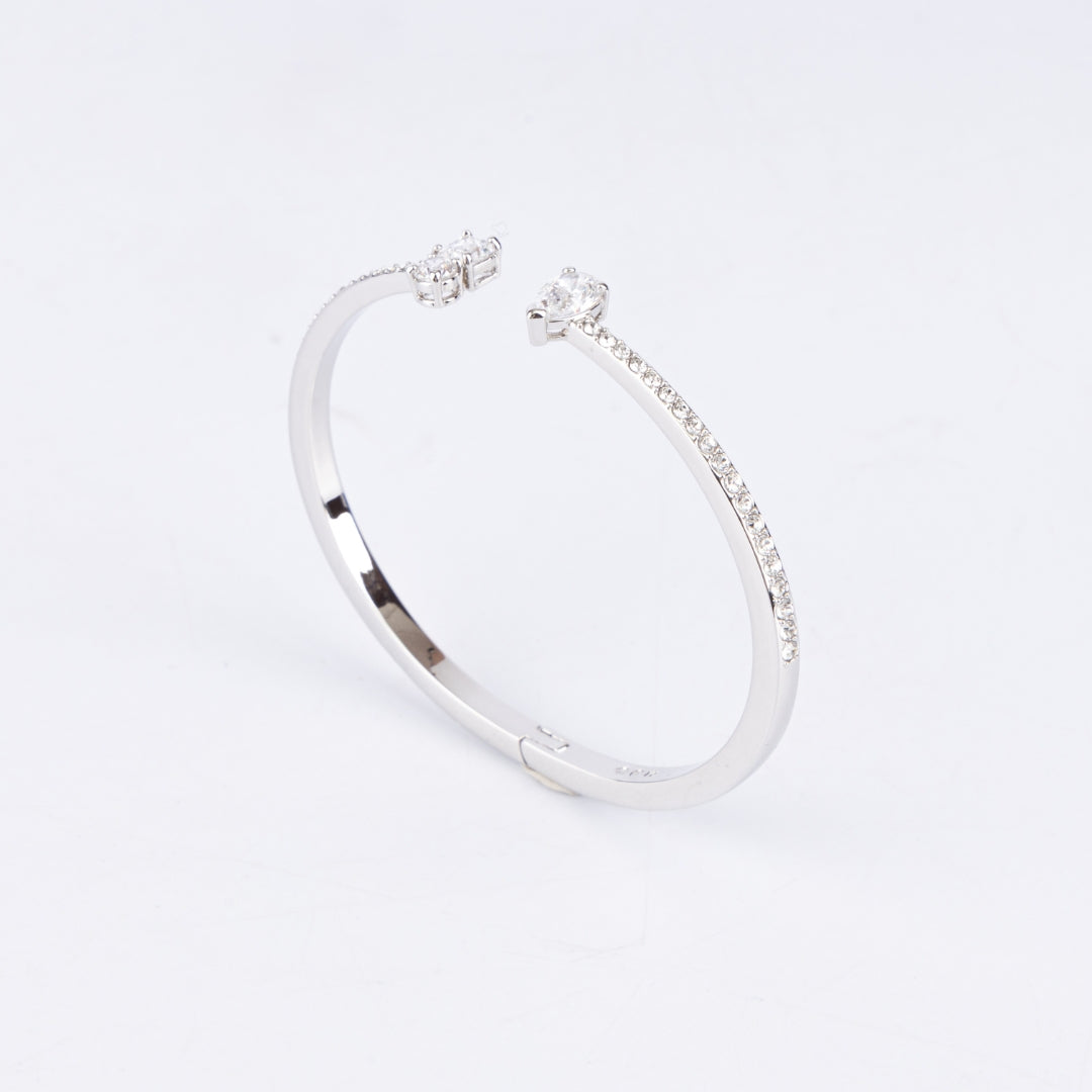 Swarovski Mesmera cuff Rhodium plated Bracelet