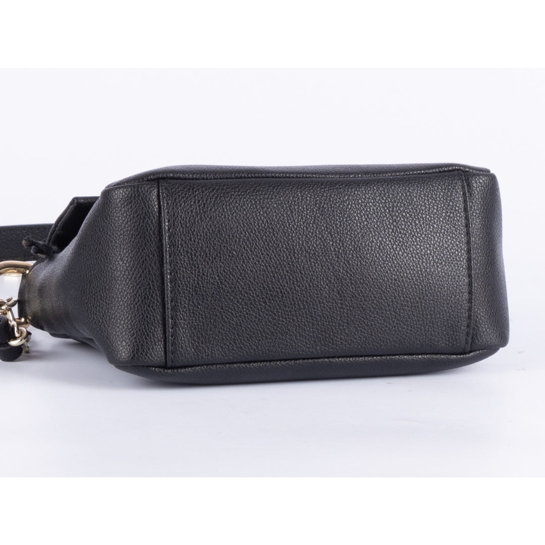 Emporio Armani Black Leather Crossbody Bag