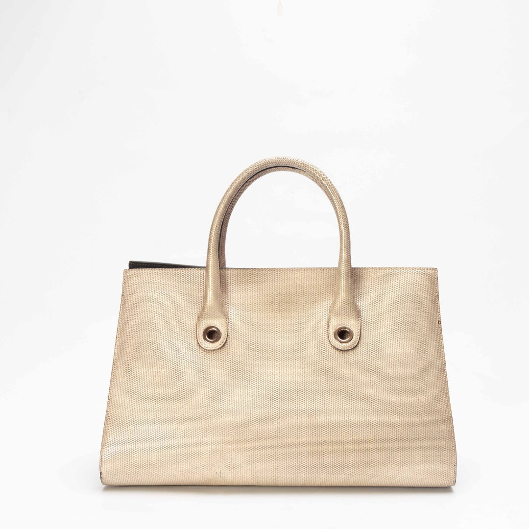 Jimmy Choo Beige Medium Riley Tote