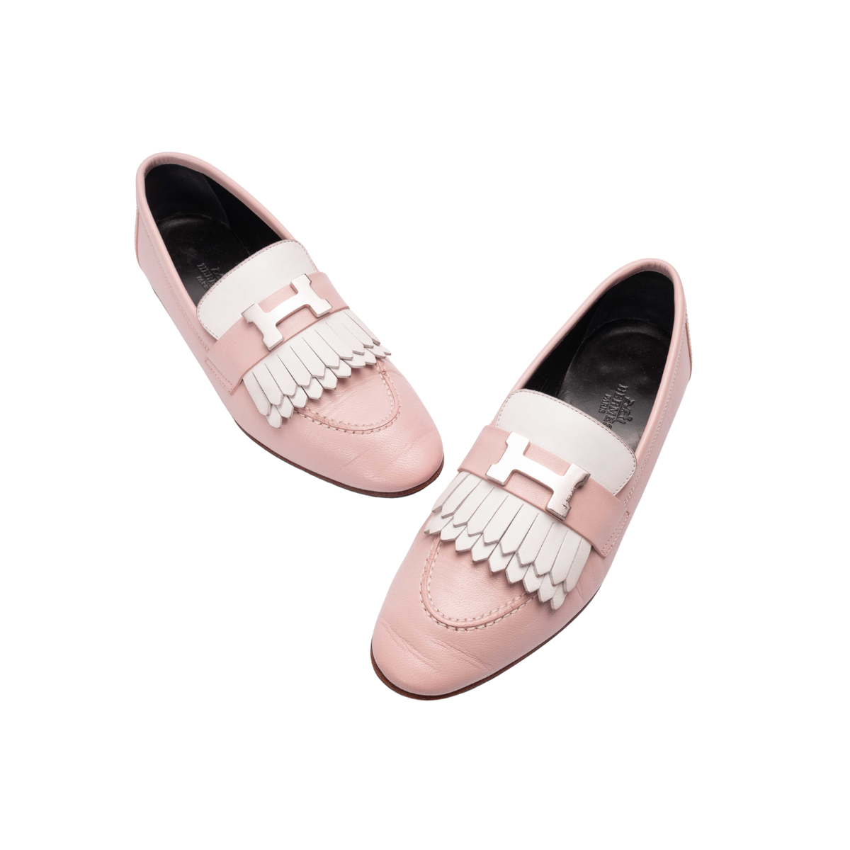 Hermes Pink Royal loafer