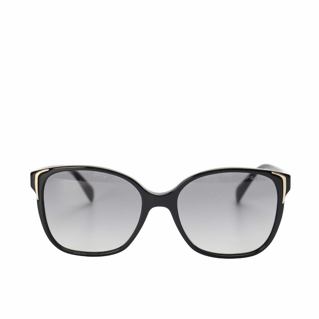 Prada Black Gradient Square Sunglasses