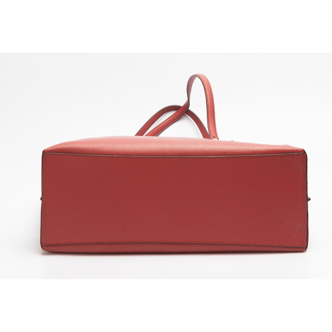 Coach Red Mollie Tote Bag