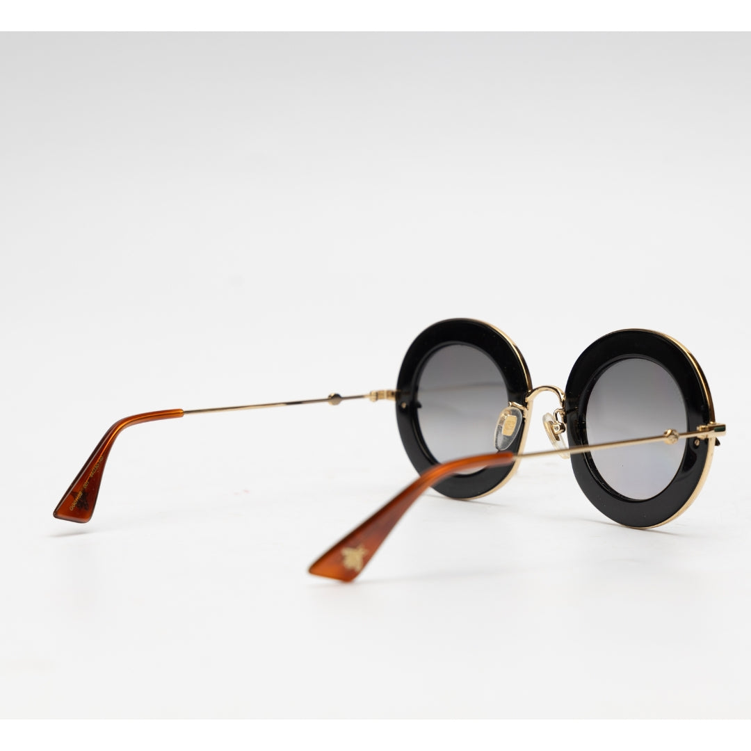 Gucci Bee Accent Round Sunglasses - Main Image