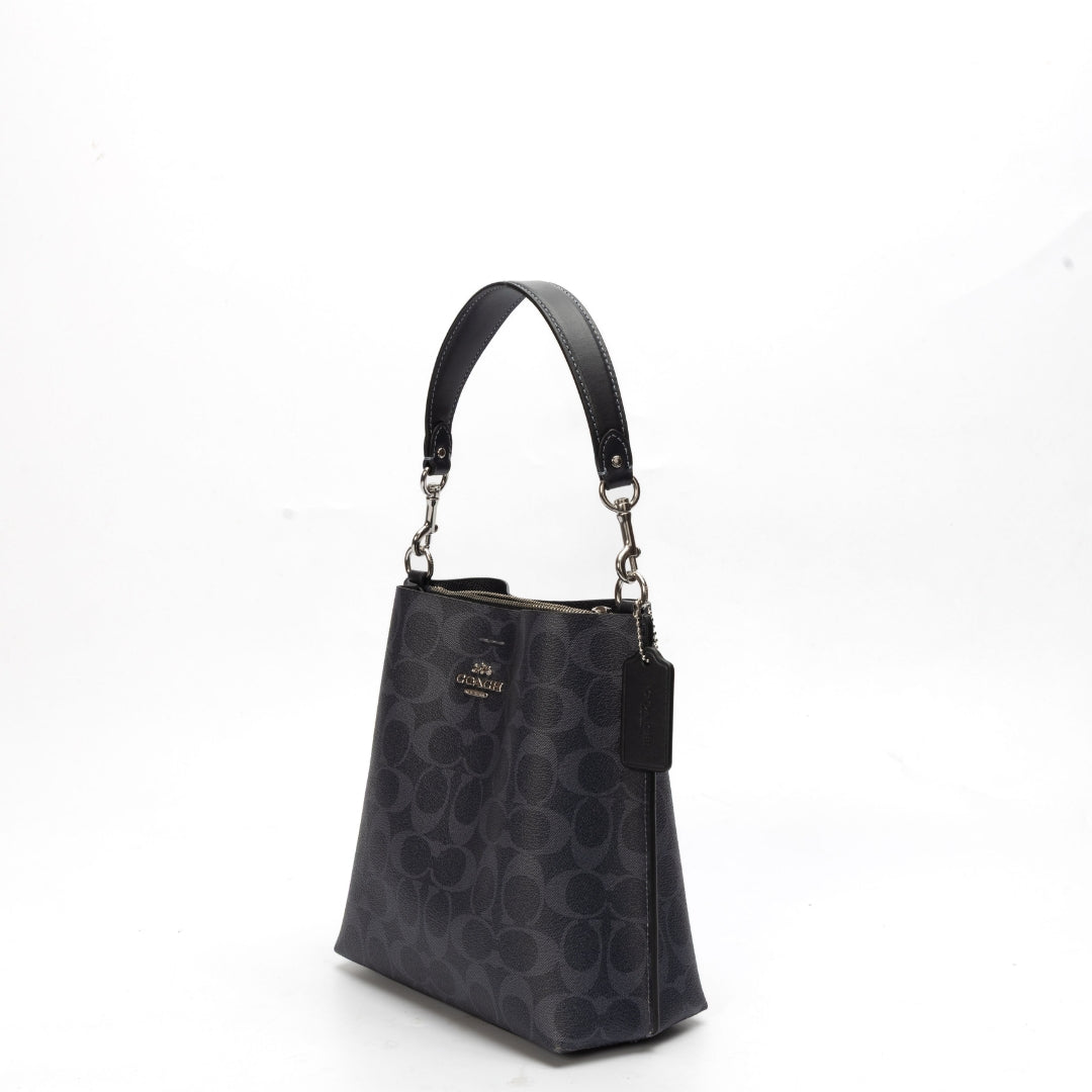 Coach Signature Coated Canvas Small Town Bucket Bag