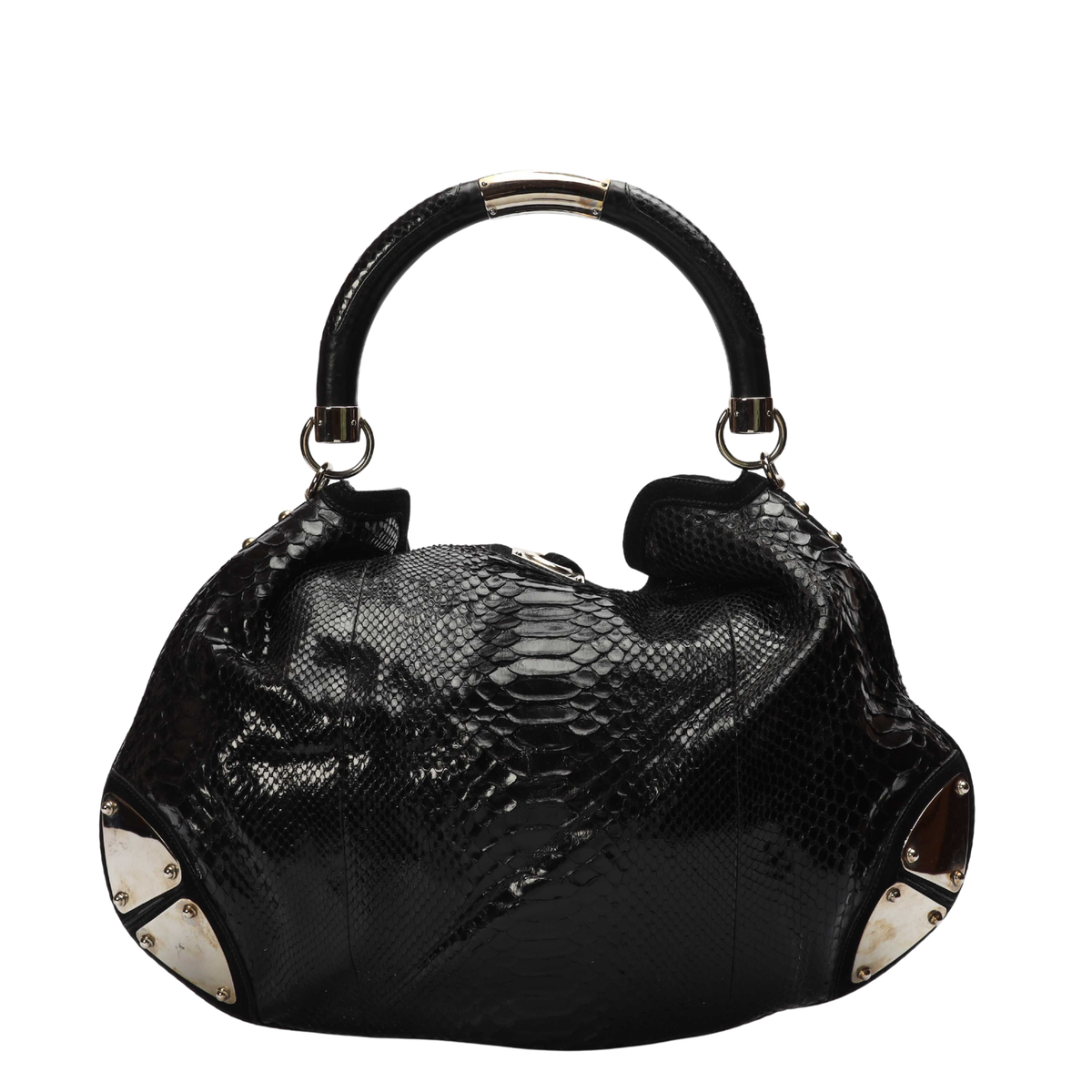 Gucci Black Babouska Indy Top Handle Bag