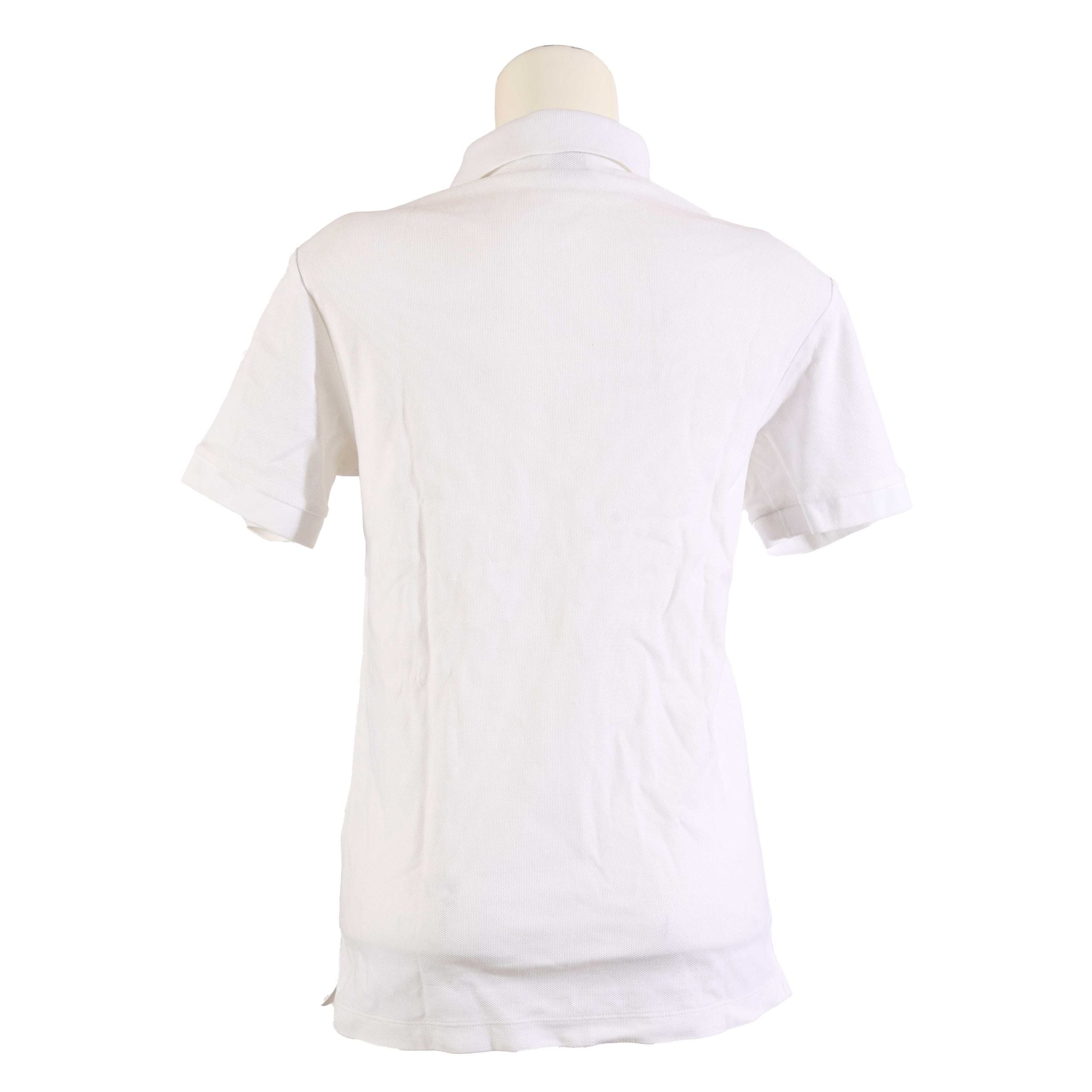 Burberry Check White Polo T- Shirt
