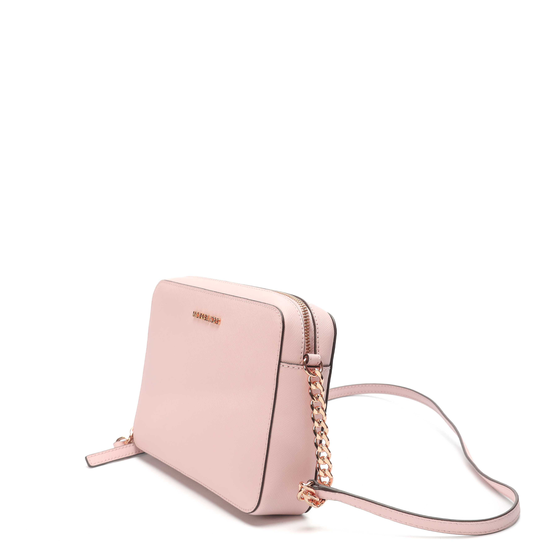 Michael Kors Dusty Pinkish Jet Set Cross Body Bag
