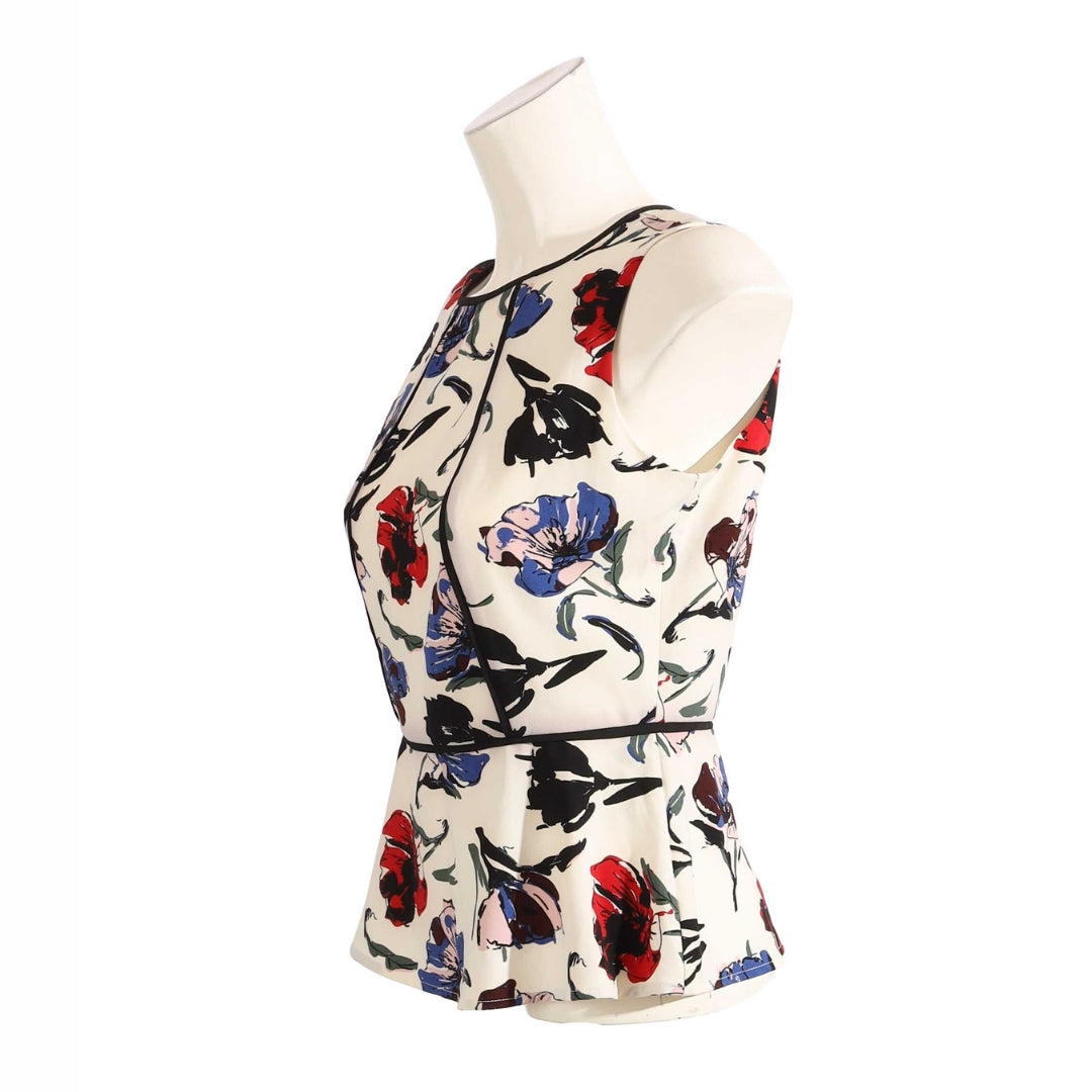 Banana Republic Floral Peplum Top